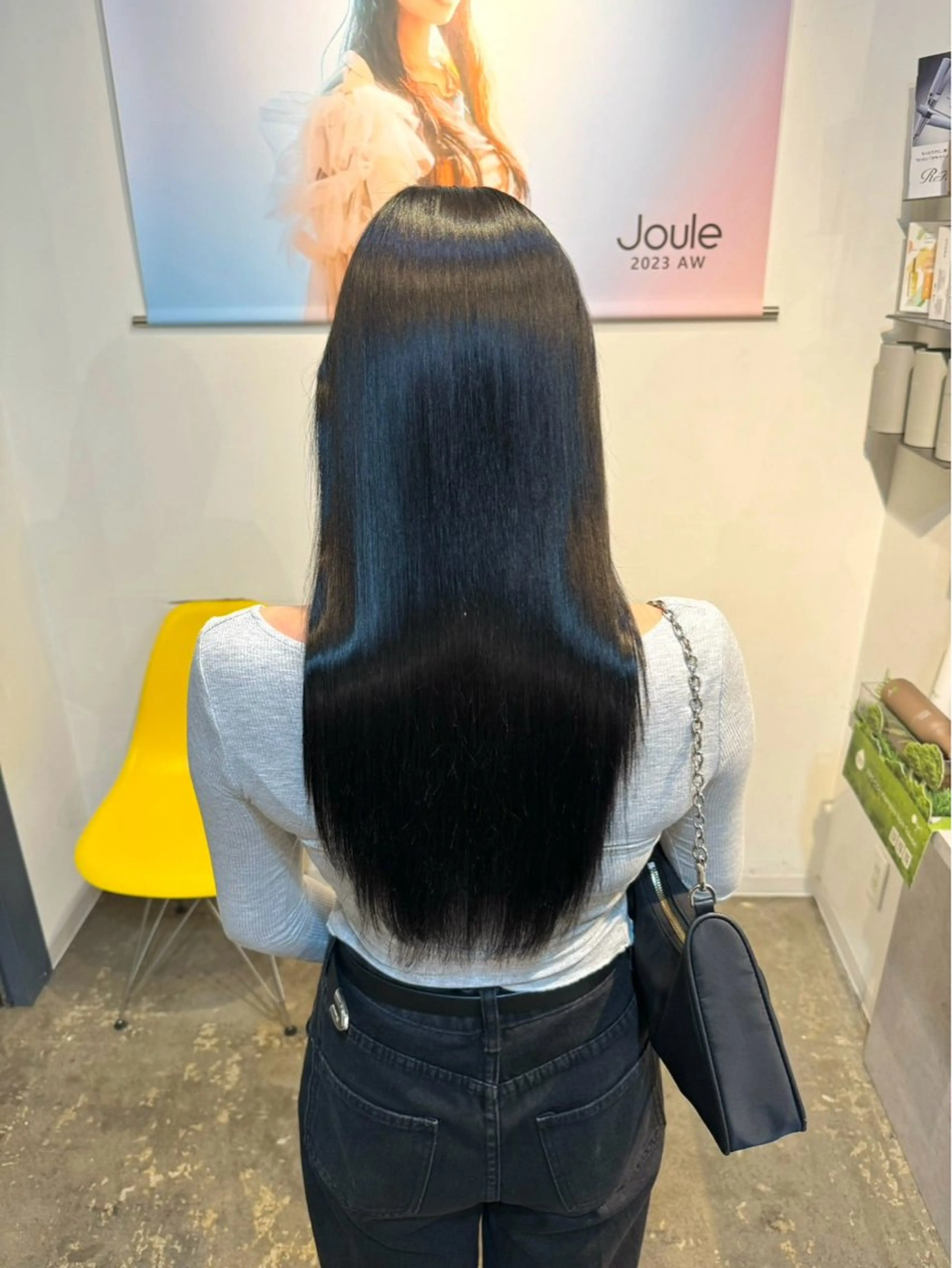 ロング カット 縮毛矯正 トリートメント 銀座✨綺麗になれる ストレート✨中山蓮のヘアスタイル