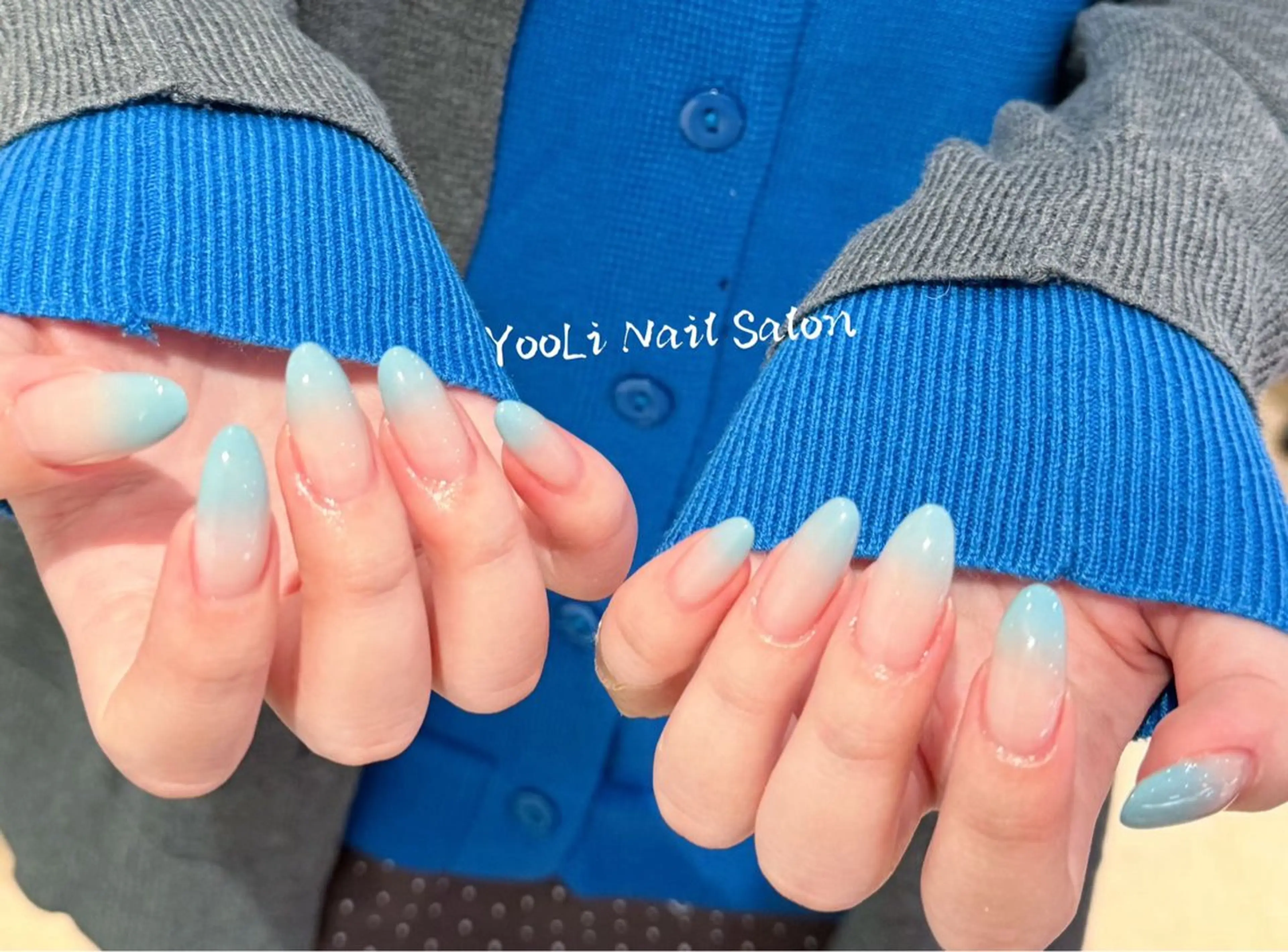 ネイル アートネイル オーロラネイル チークネイル フレンチネイル ガラスフレンチ 🎀セ リ🎀のネイルデザイン