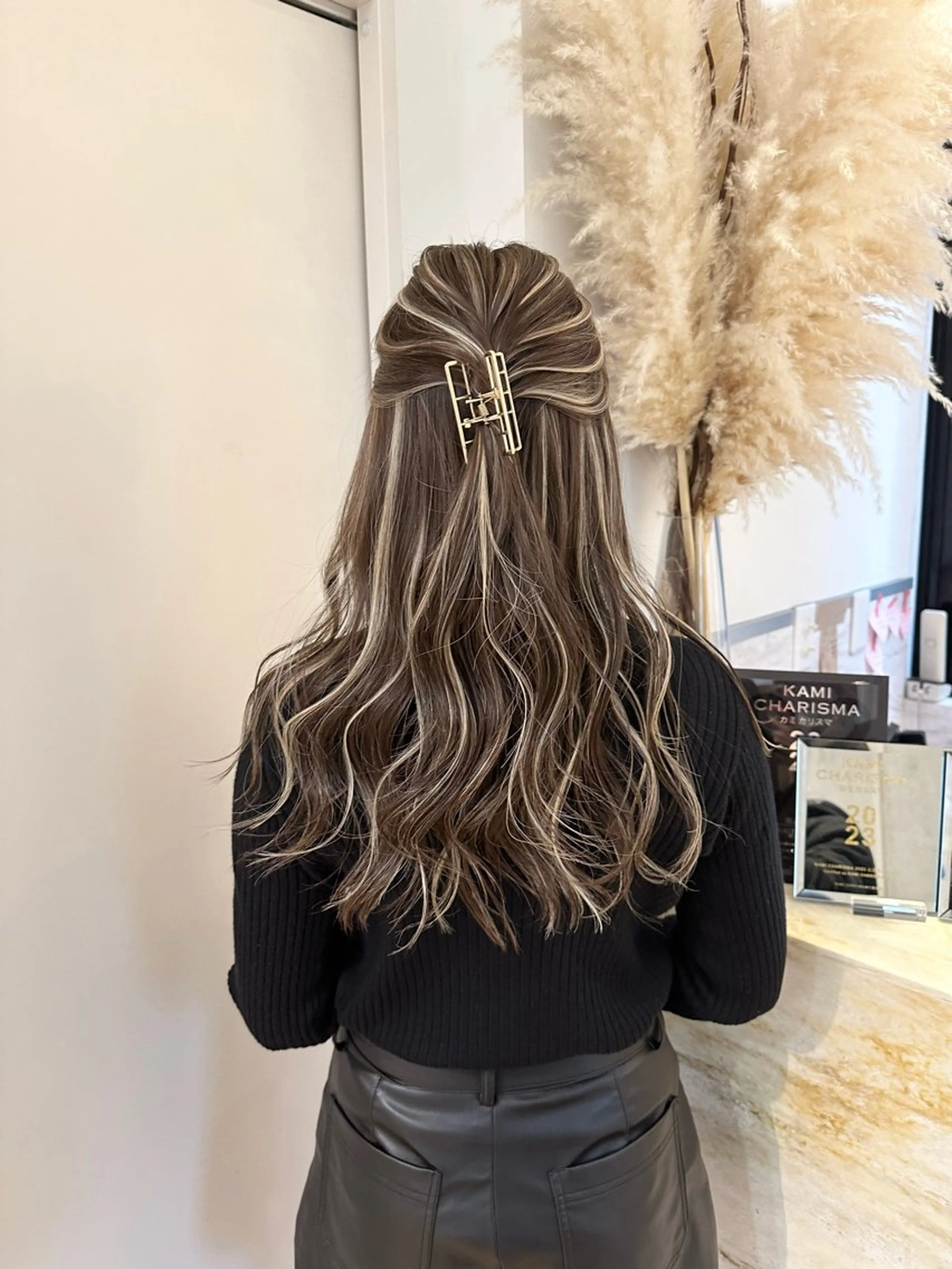 ロング カラー パーマ ヘアアレンジ メンズ Dimo＆所属・ハイライトカラー /ダイスケのヘアスタイル