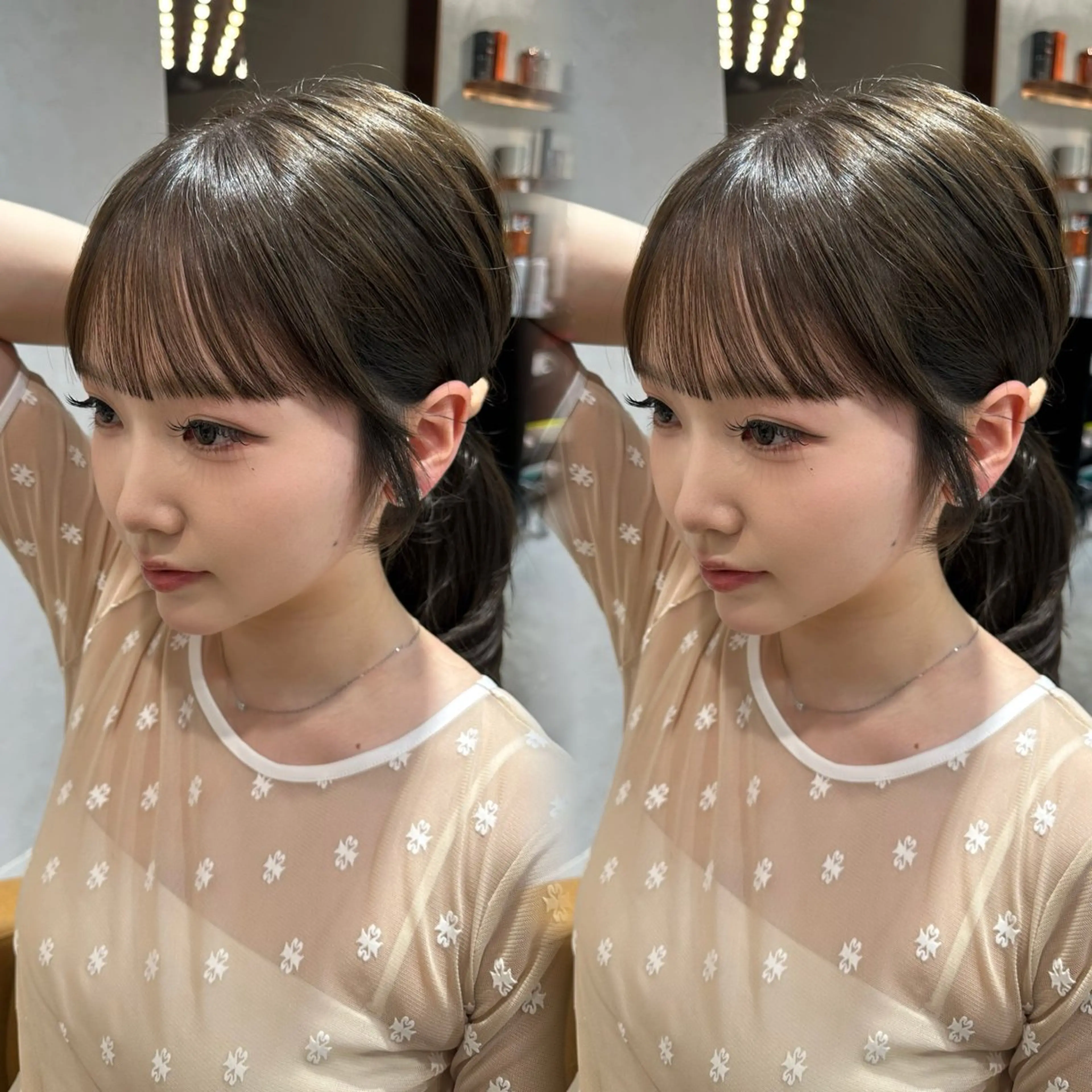 ロング カット ヘアカラー トリートメント ヘアセット 韓国ヘア/レイヤー/ 髪質改善/銀座/田島のヘアスタイル