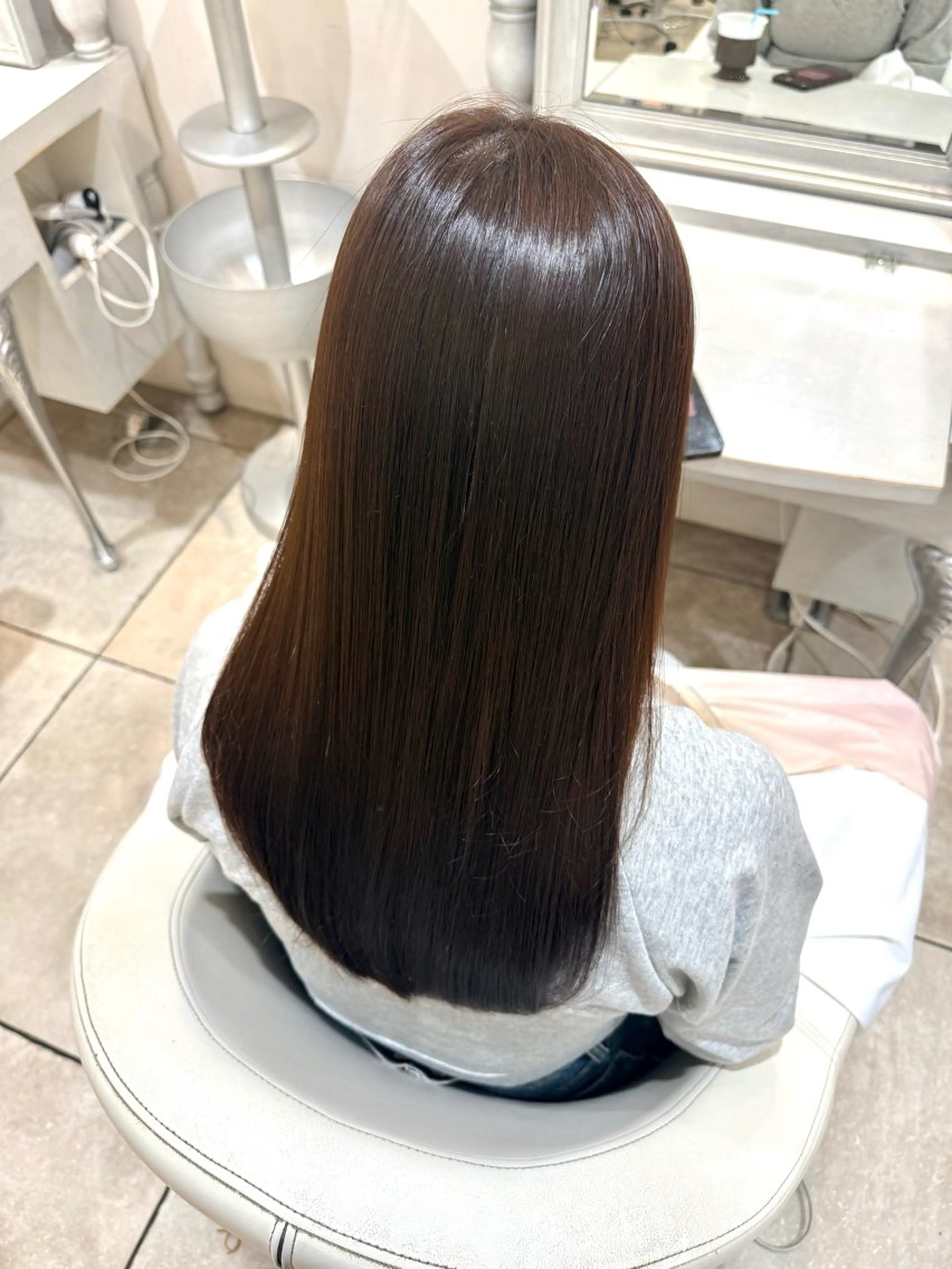 ロング 縮毛矯正 縮毛矯正 縮毛矯正／ストレート /yuyaのヘアスタイル