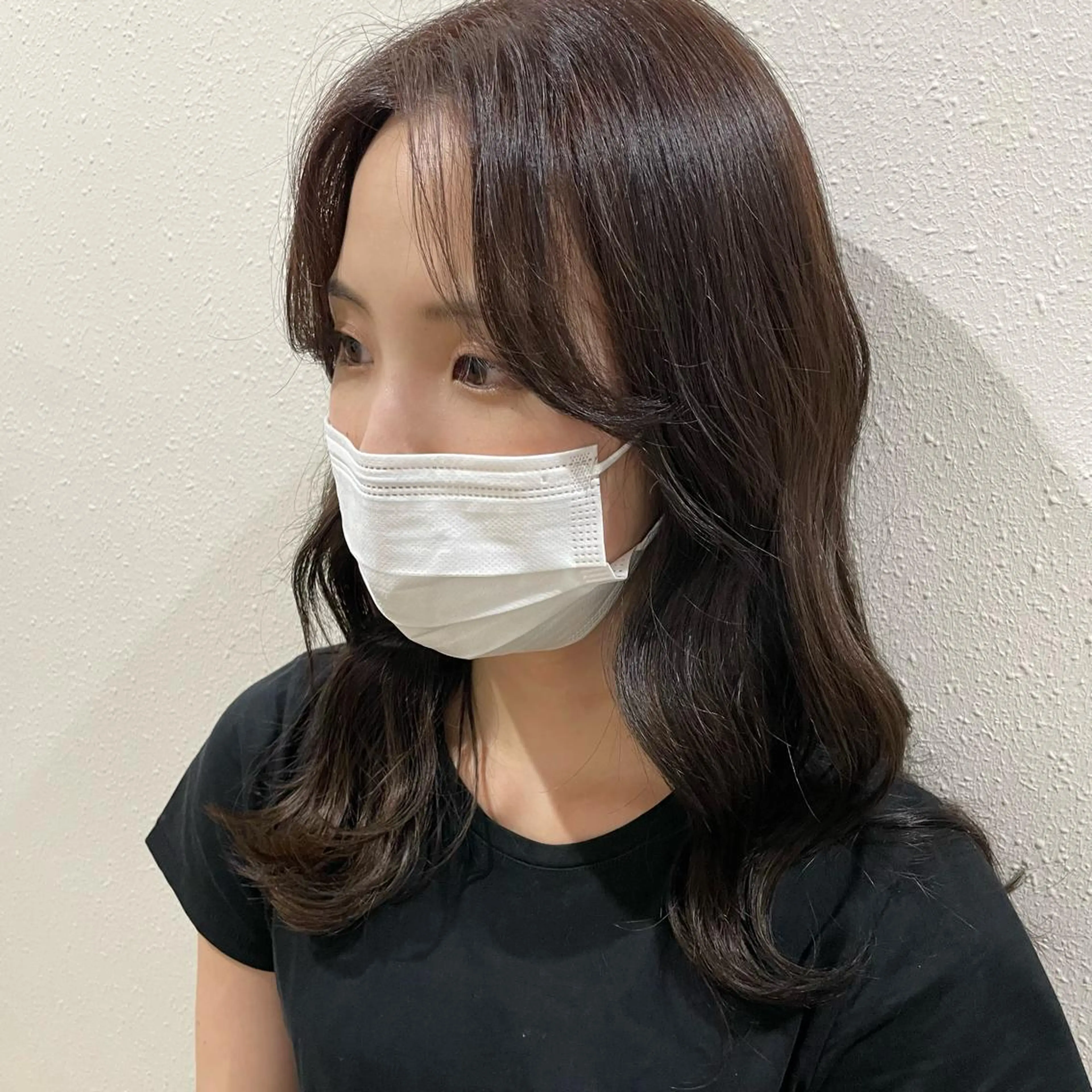 ミディアム カラー 韓国𝐻𝑎𝑖𝑟 🇰🇷🖤ジアのヘアスタイル