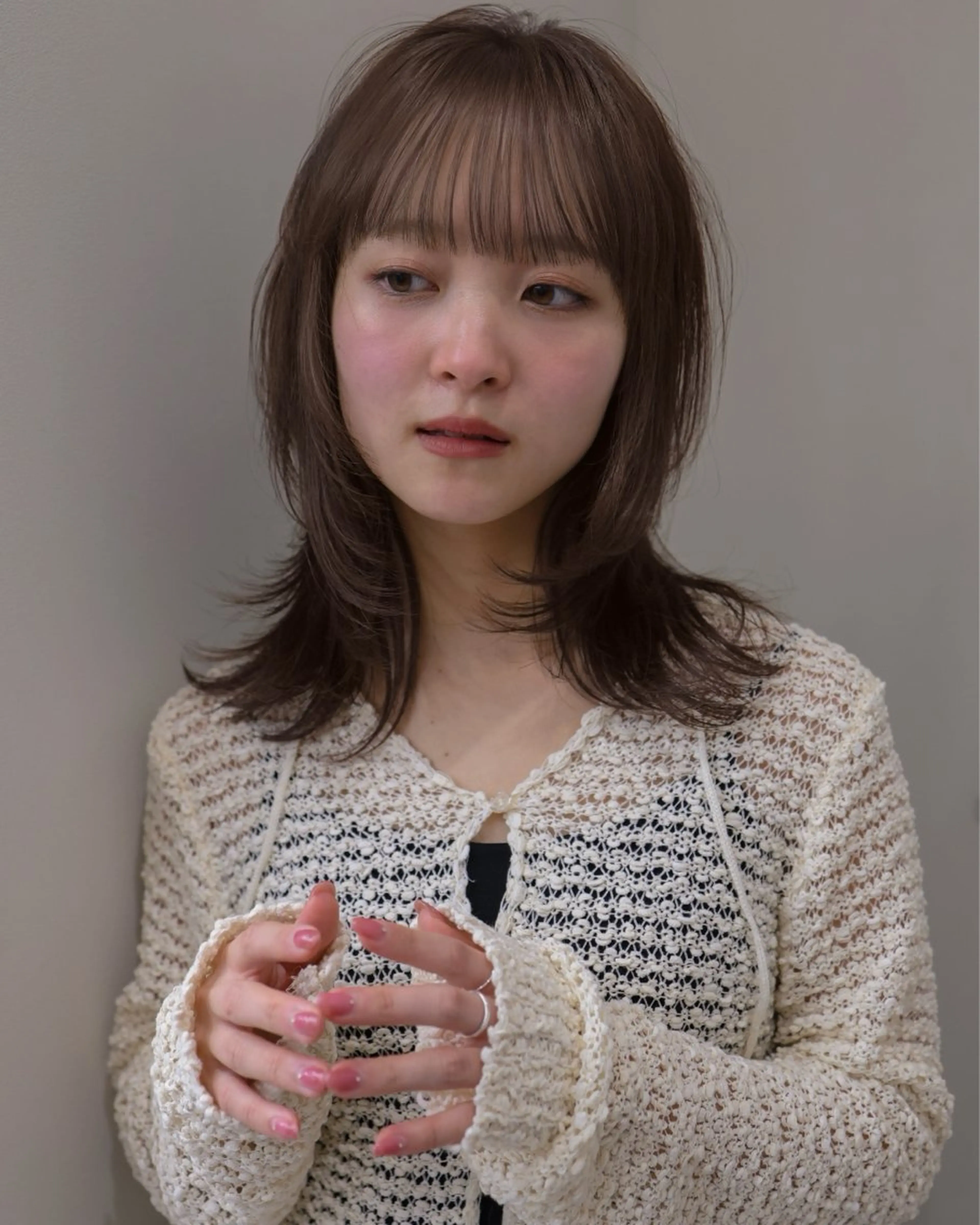 ミディアム カラー ヘアカラー aya / カットカラーのヘアスタイル