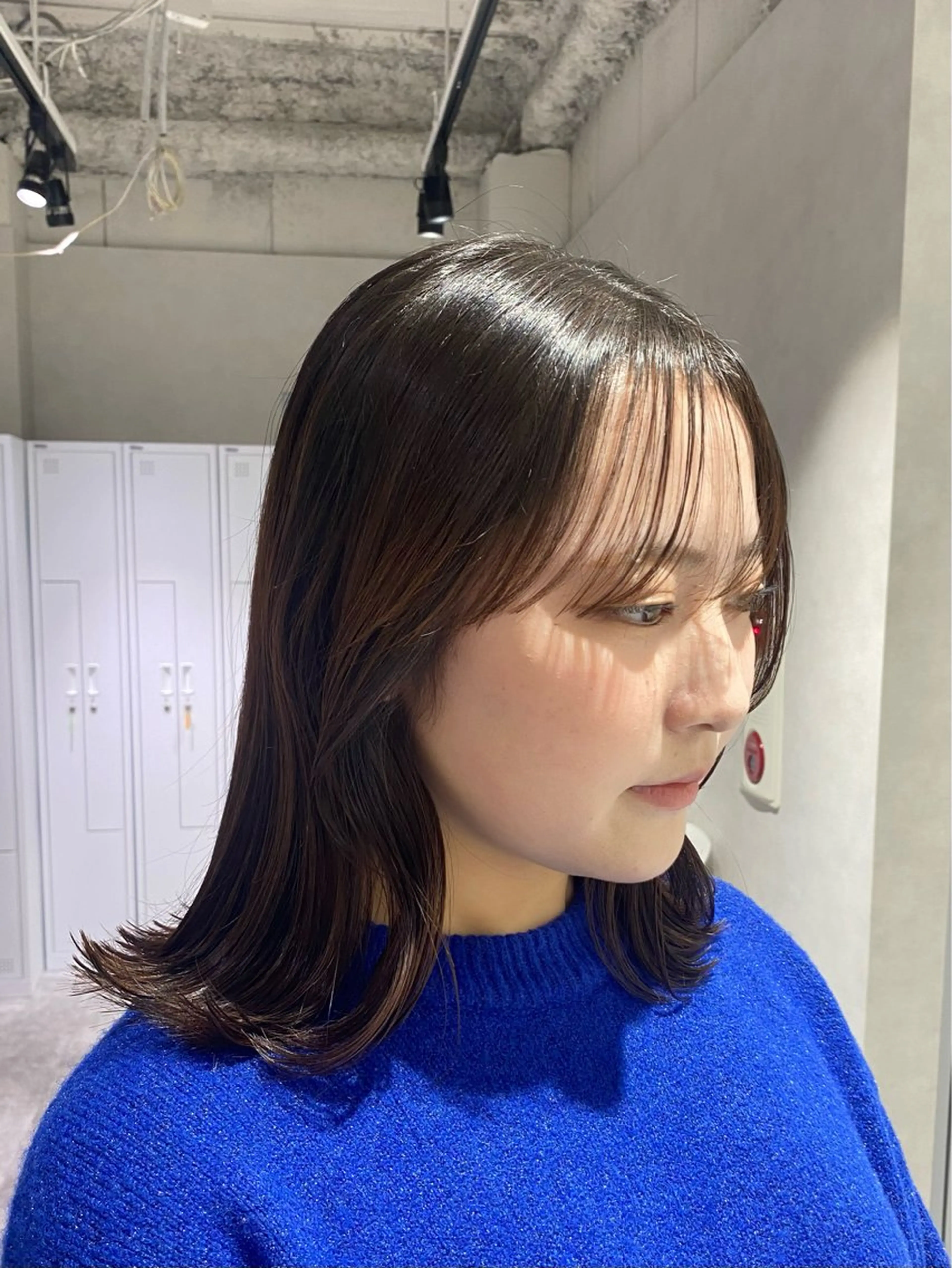 ミディアム さよ 🌼西梅田美容室のヘアスタイル