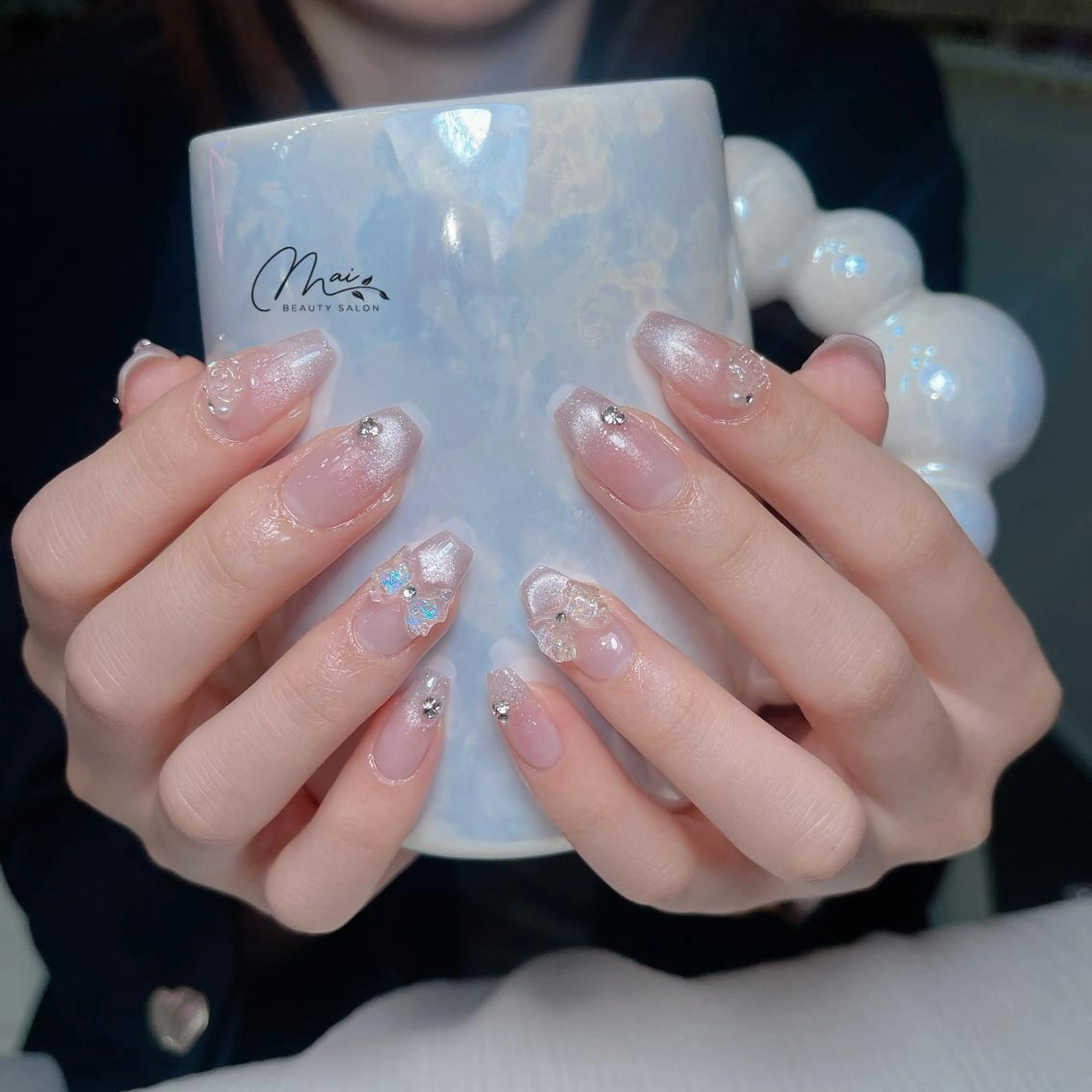 ネイル チークネイル フラッシュネイル フットネイル ジェルネイル マグネットネイル ハンドネイル Mai Beauty To  Toのネイルデザイン