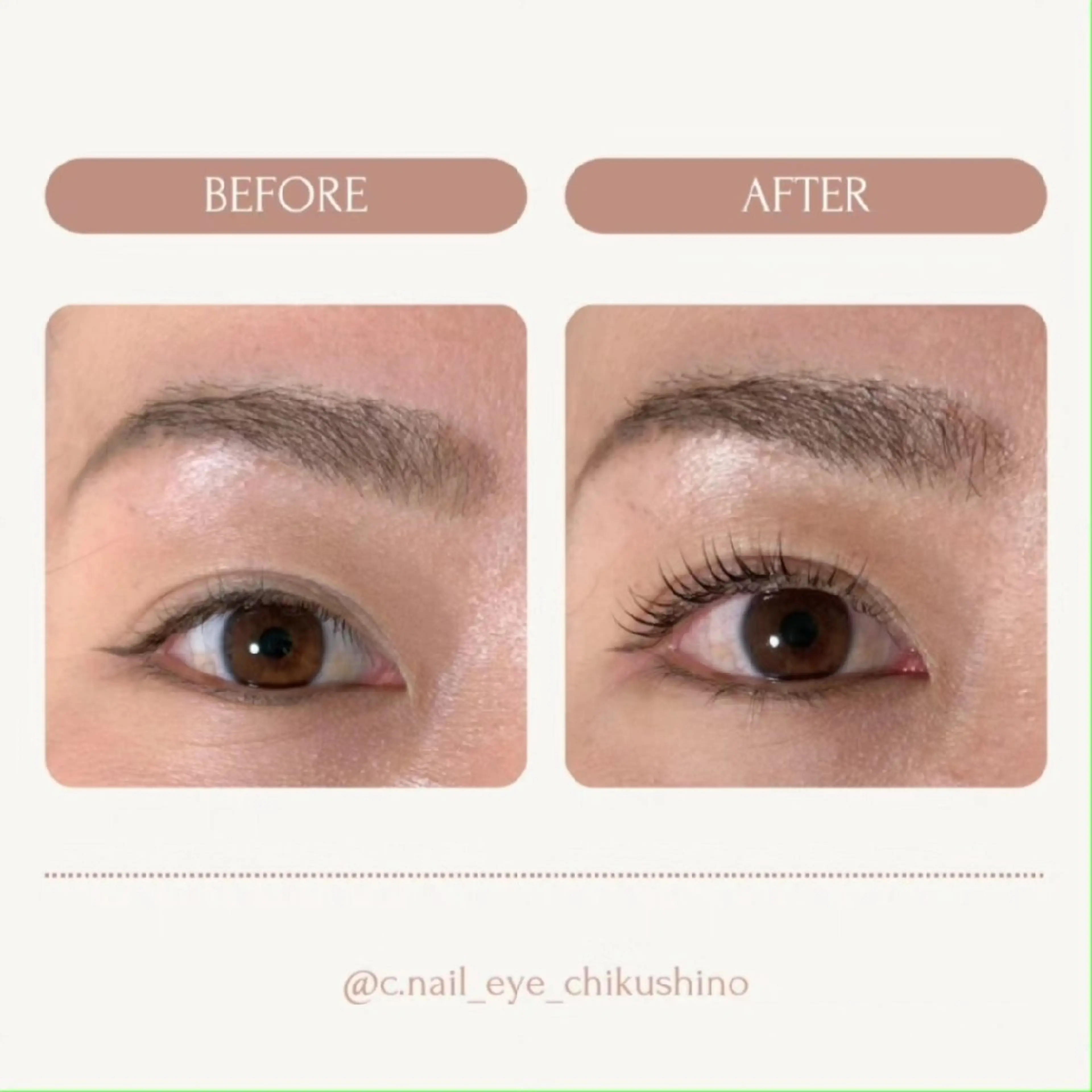 マツエク・マツパ マツパ C.Nail&EYE 　chiharuのマツエク・マツパデザイン