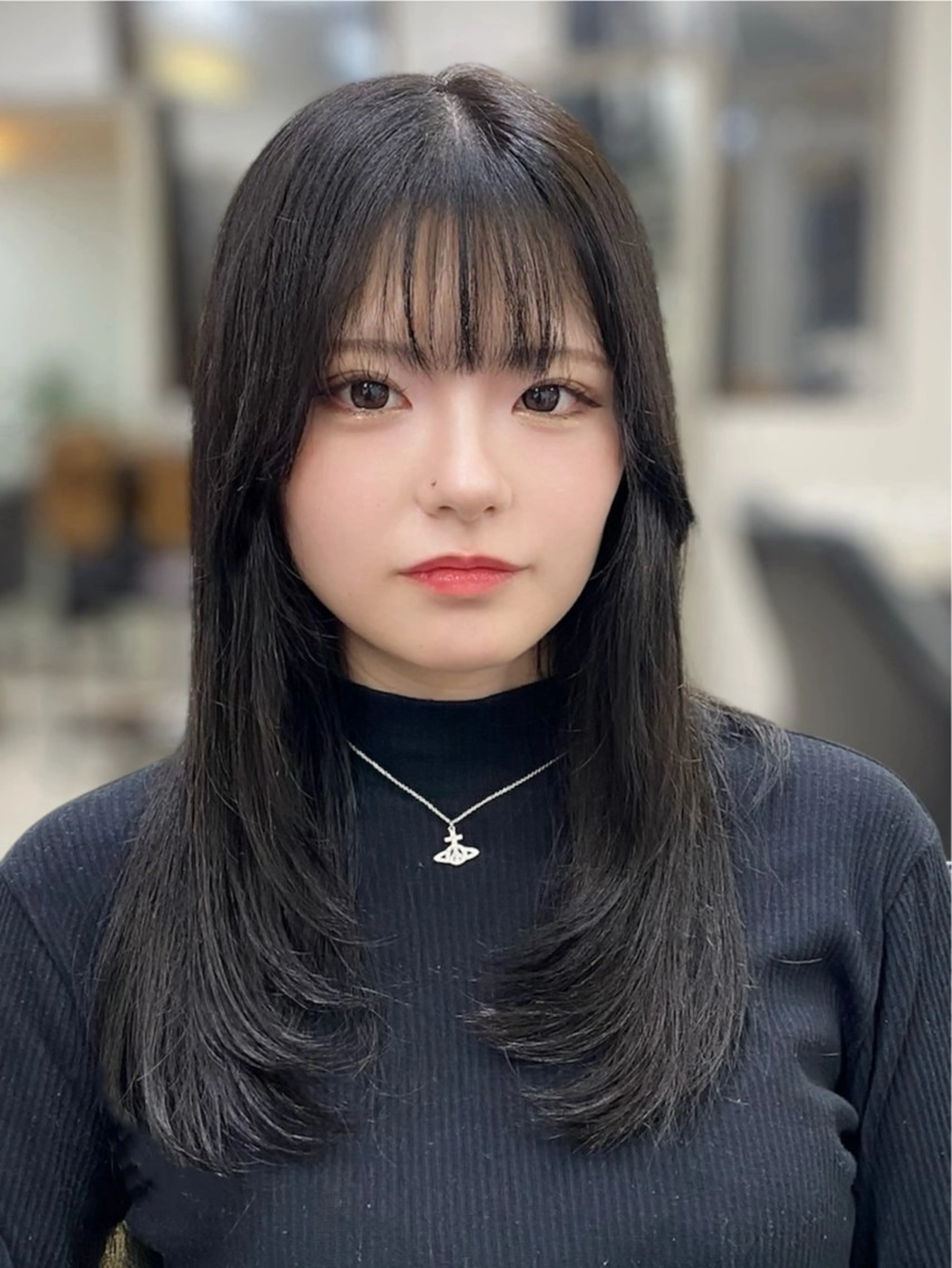 セミロング レイヤーカット ChLem所属・ショート✨レイヤー✨ 池田　慧太のヘアスタイル