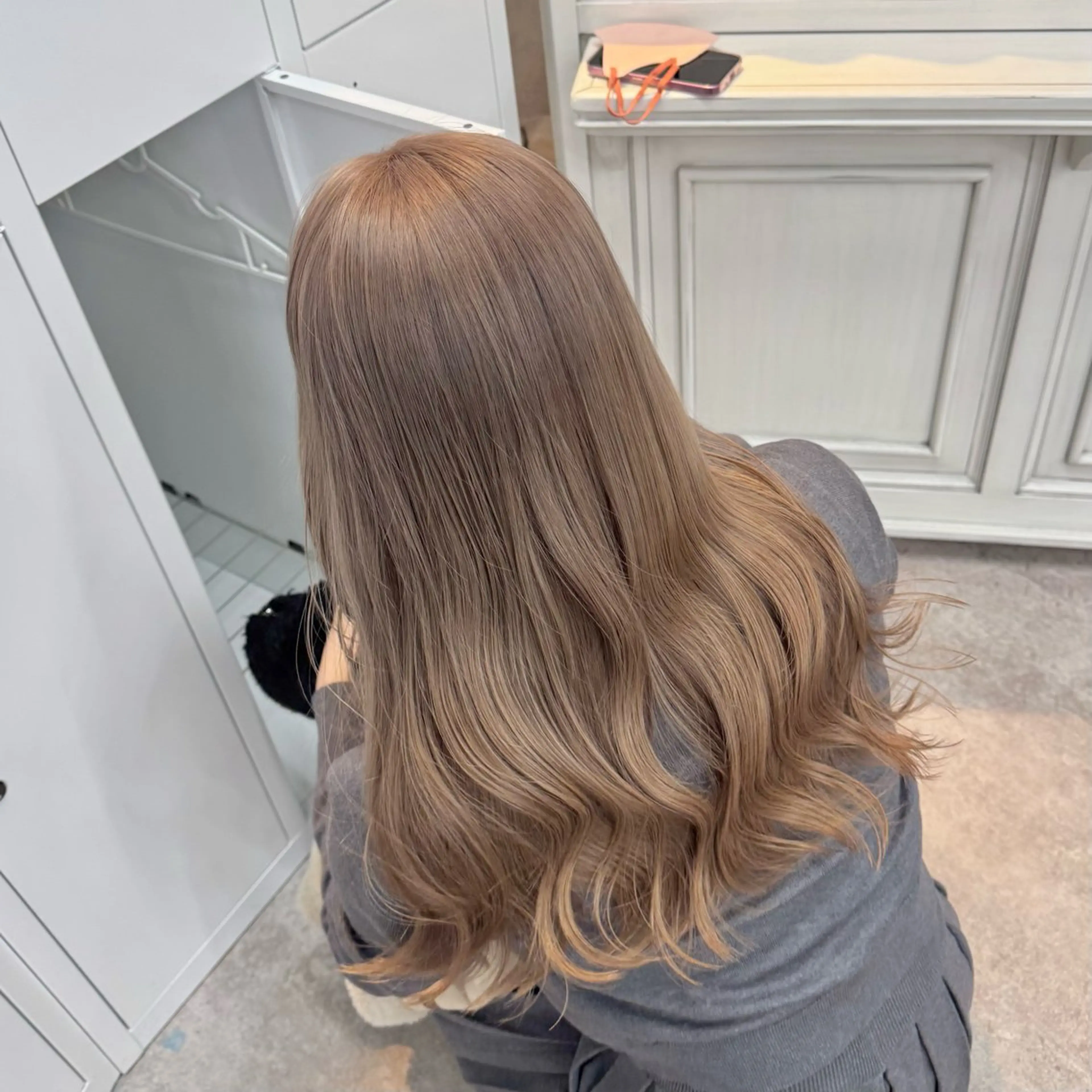 ロング ヘアアレンジ カット ヘアカラー JUNSHIN🦋 ヘアセット／カラーのヘアスタイル