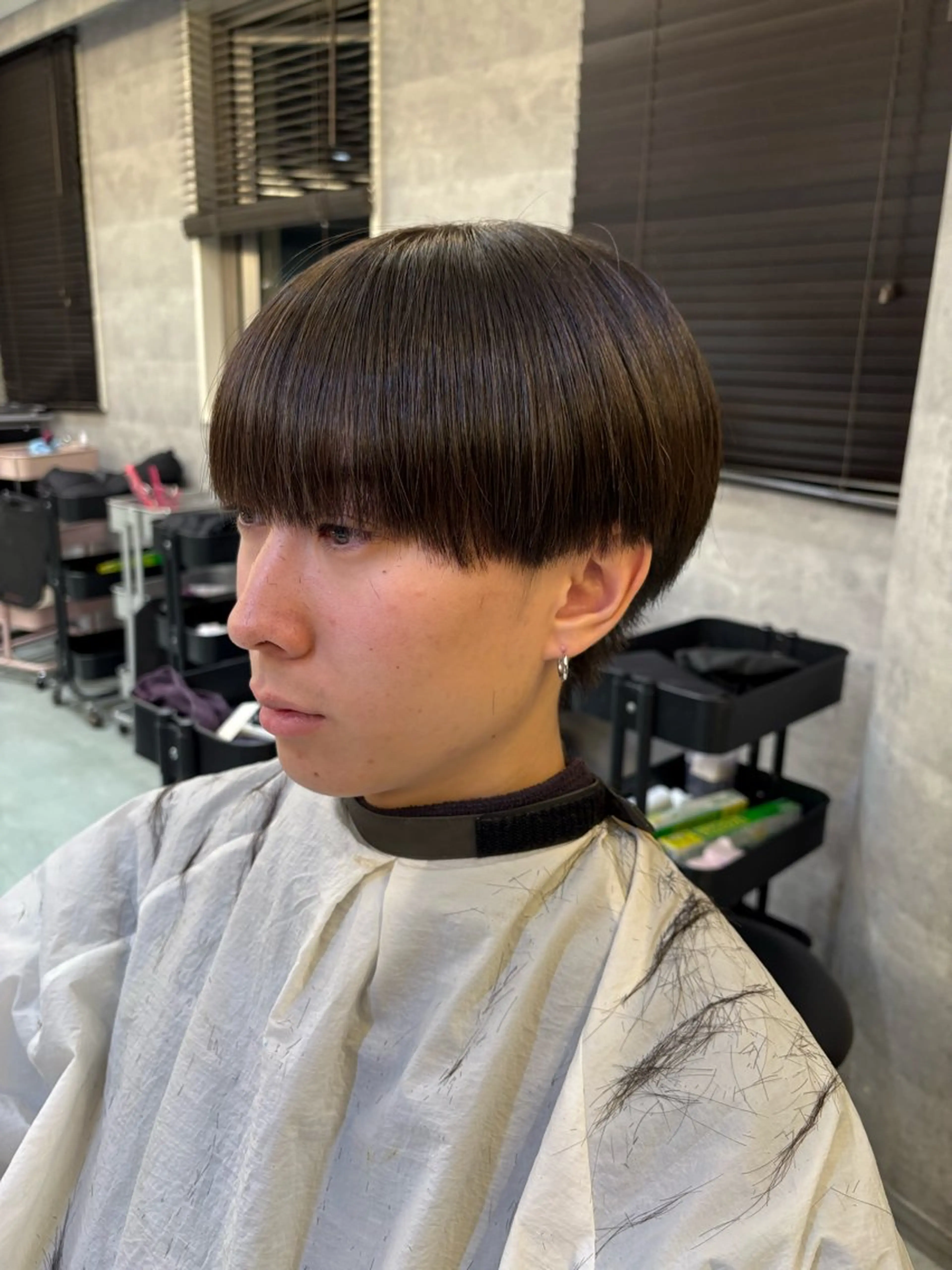 メンズ マッシュウルフ マッシュ メンズウルフカット ウルフカット ケアブリーチ🌟 ♢WATARU♢のヘアスタイル