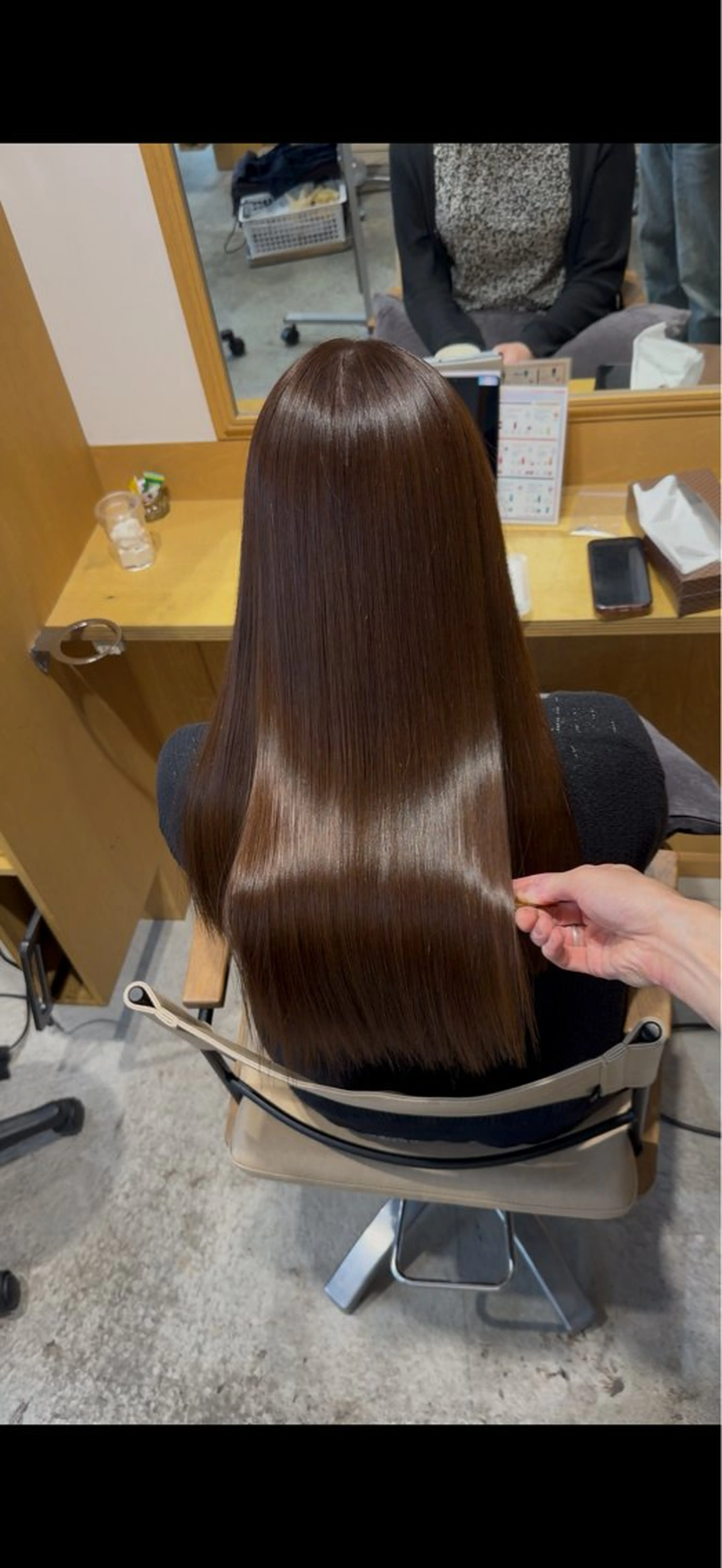 ロング ヘアカラー トリートメント 恵比寿/艶カラー/ 髪質改善/フミヤのヘアスタイル