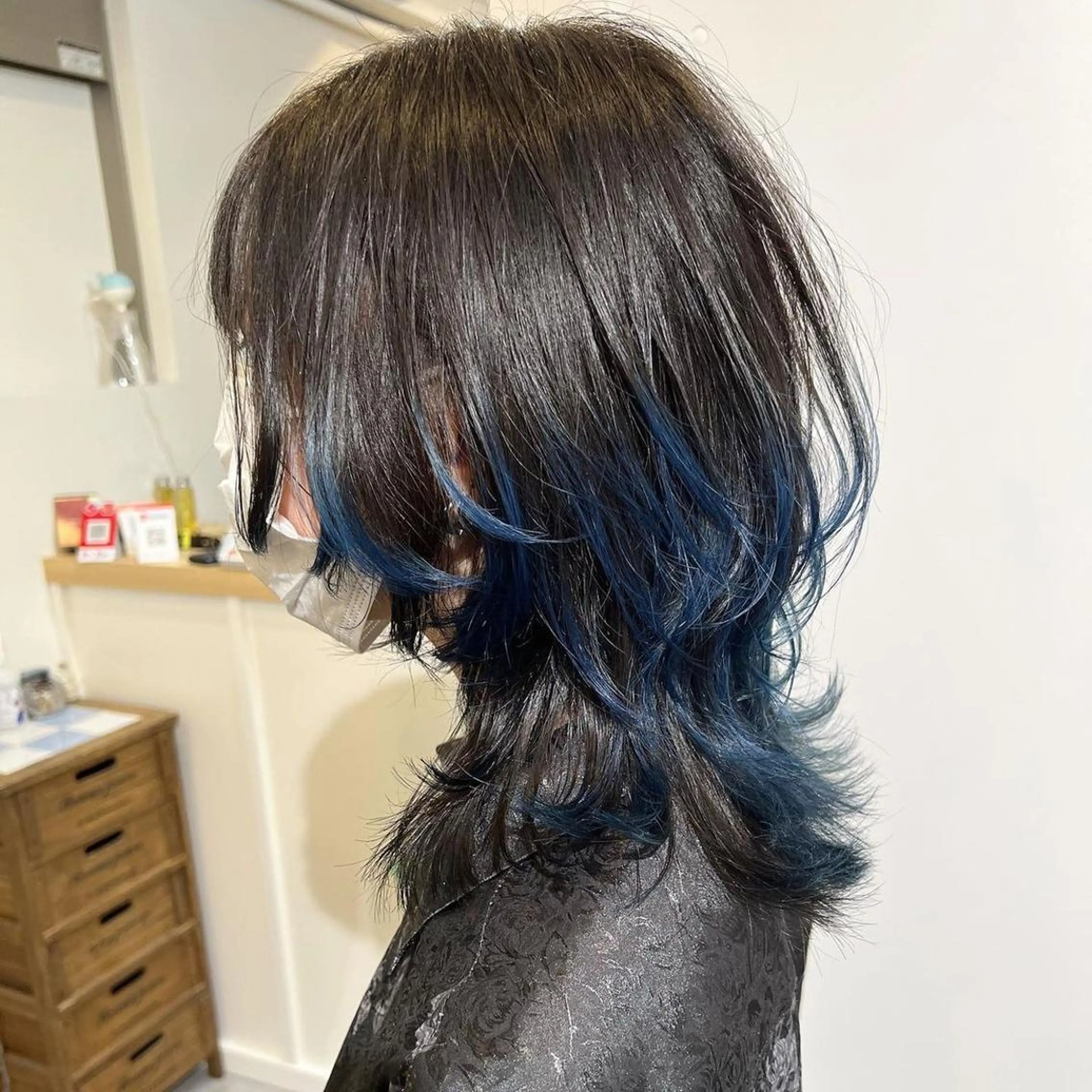 セミロング カラー 髪質改善 Noe心斎橋店のヘアスタイル