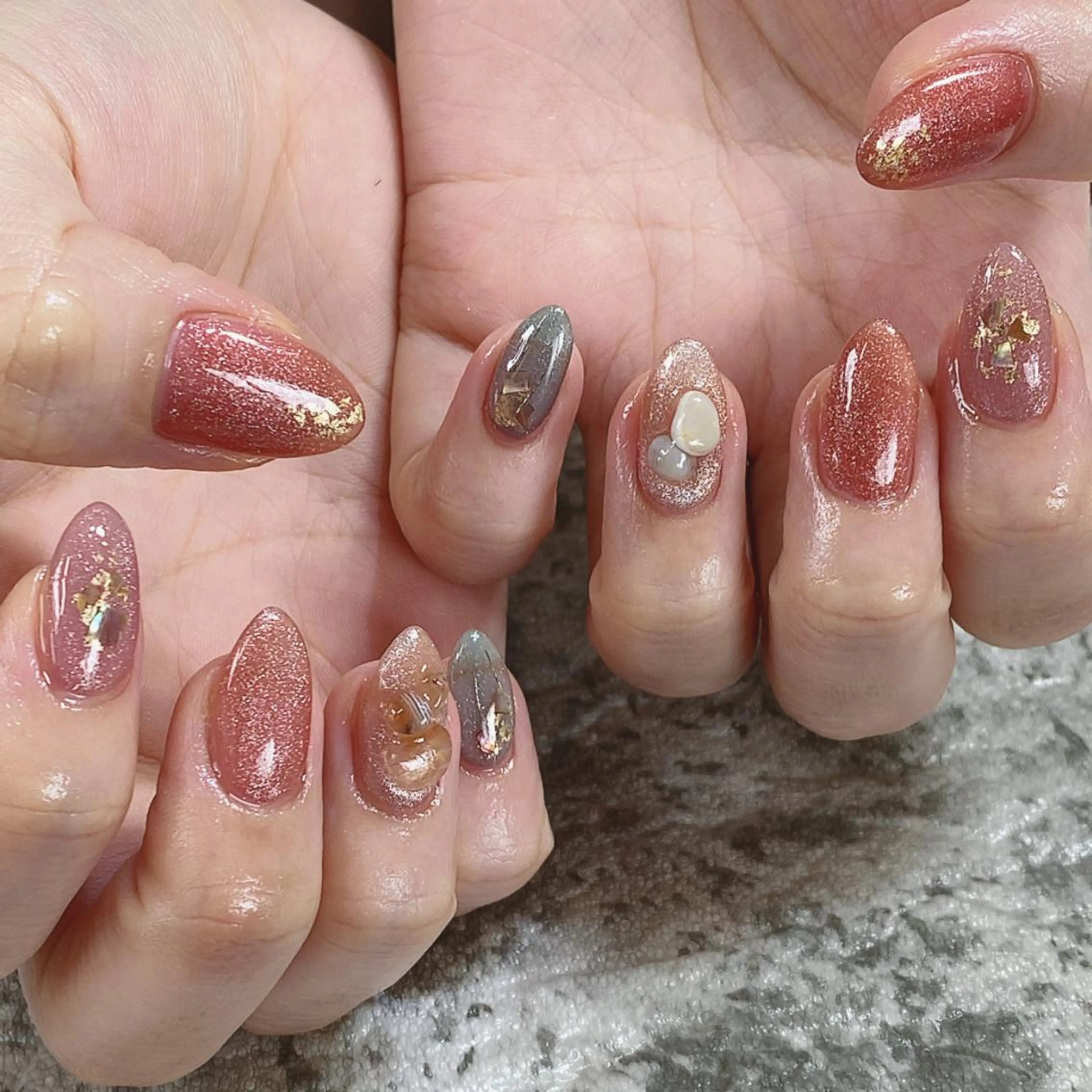 ネイル ハンドネイル あなたの日常へ➕α♪ しろくま nailのネイルデザイン