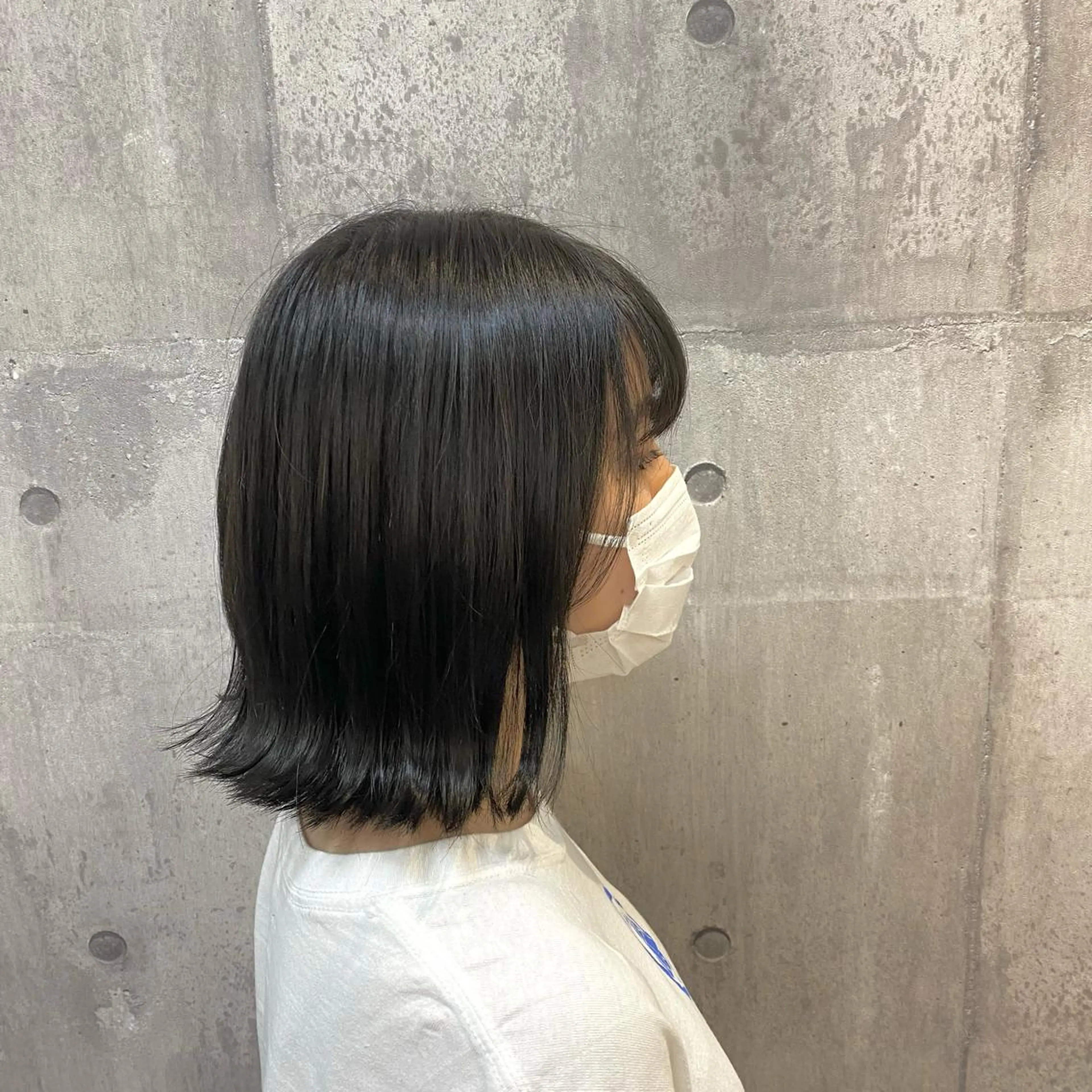 ミディアム トリートメント 比嘉 陽のヘアスタイル