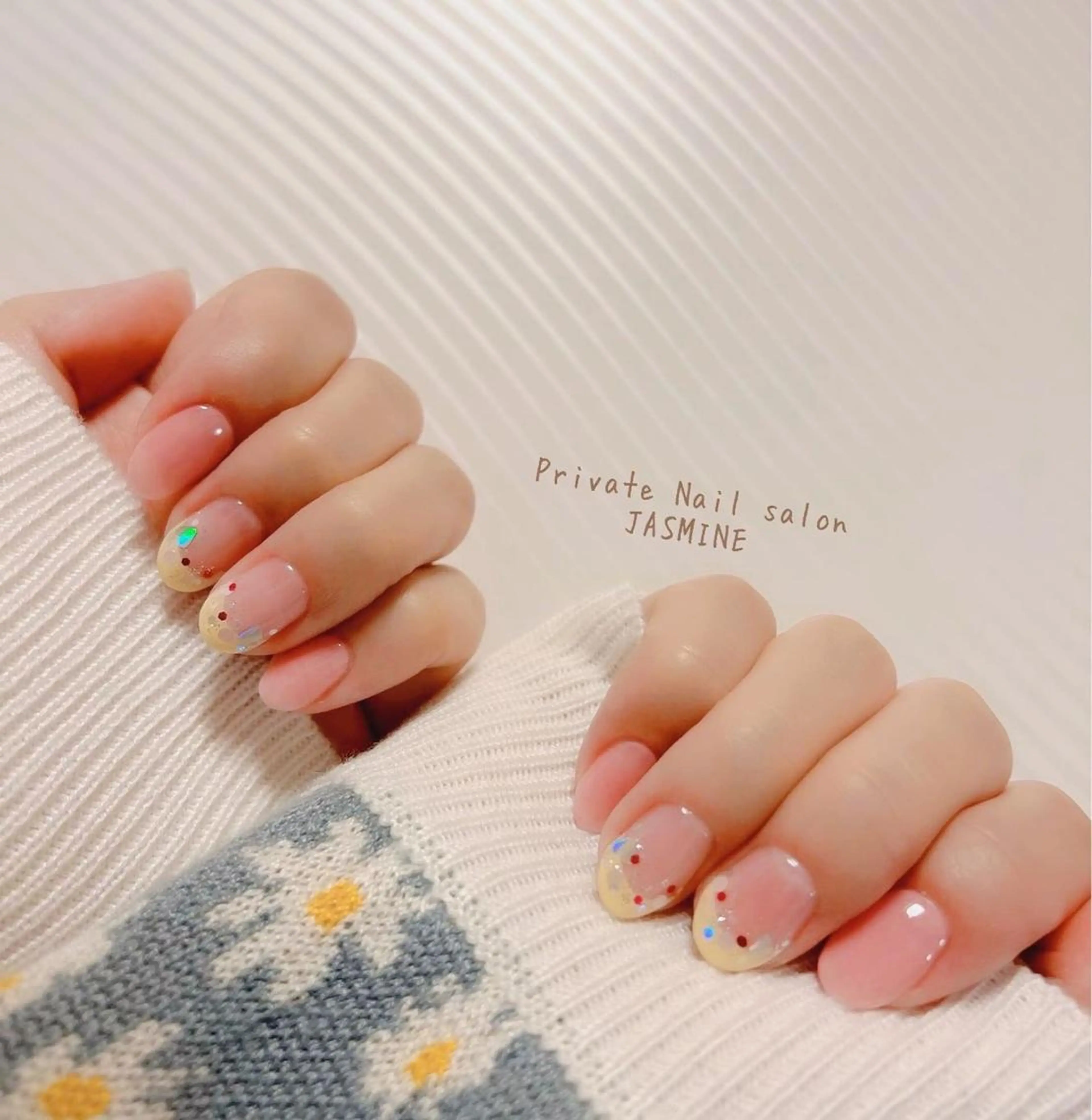 ネイル フレンチネイル パステルネイル Nail salon JASMINEのネイルデザイン