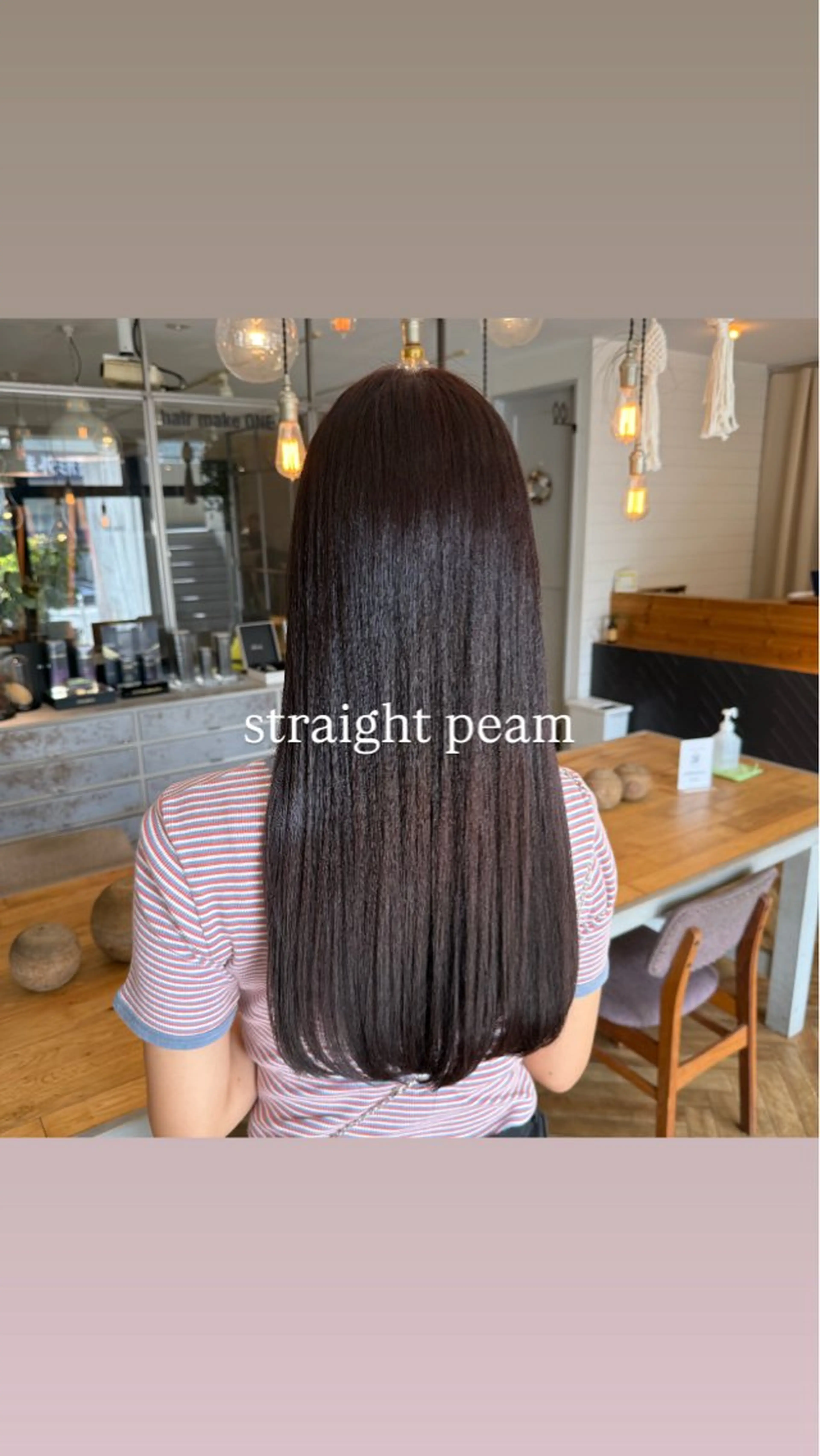 ロング ヘアアレンジ 縮毛矯正 カット 縮毛矯正 トリートメント 飯島 美海のヘアスタイル