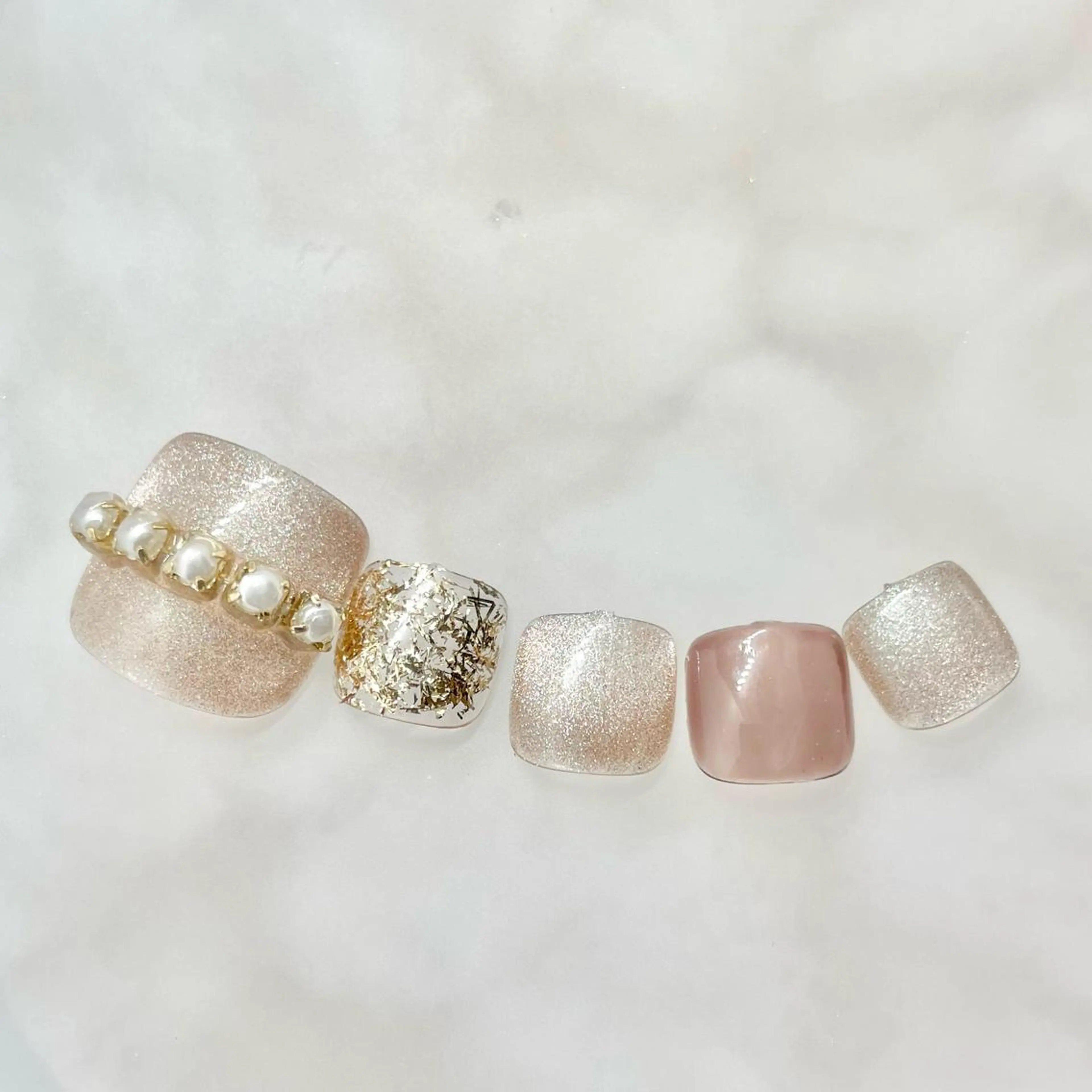 ネイル フットネイル A85G ayakoのネイルデザイン