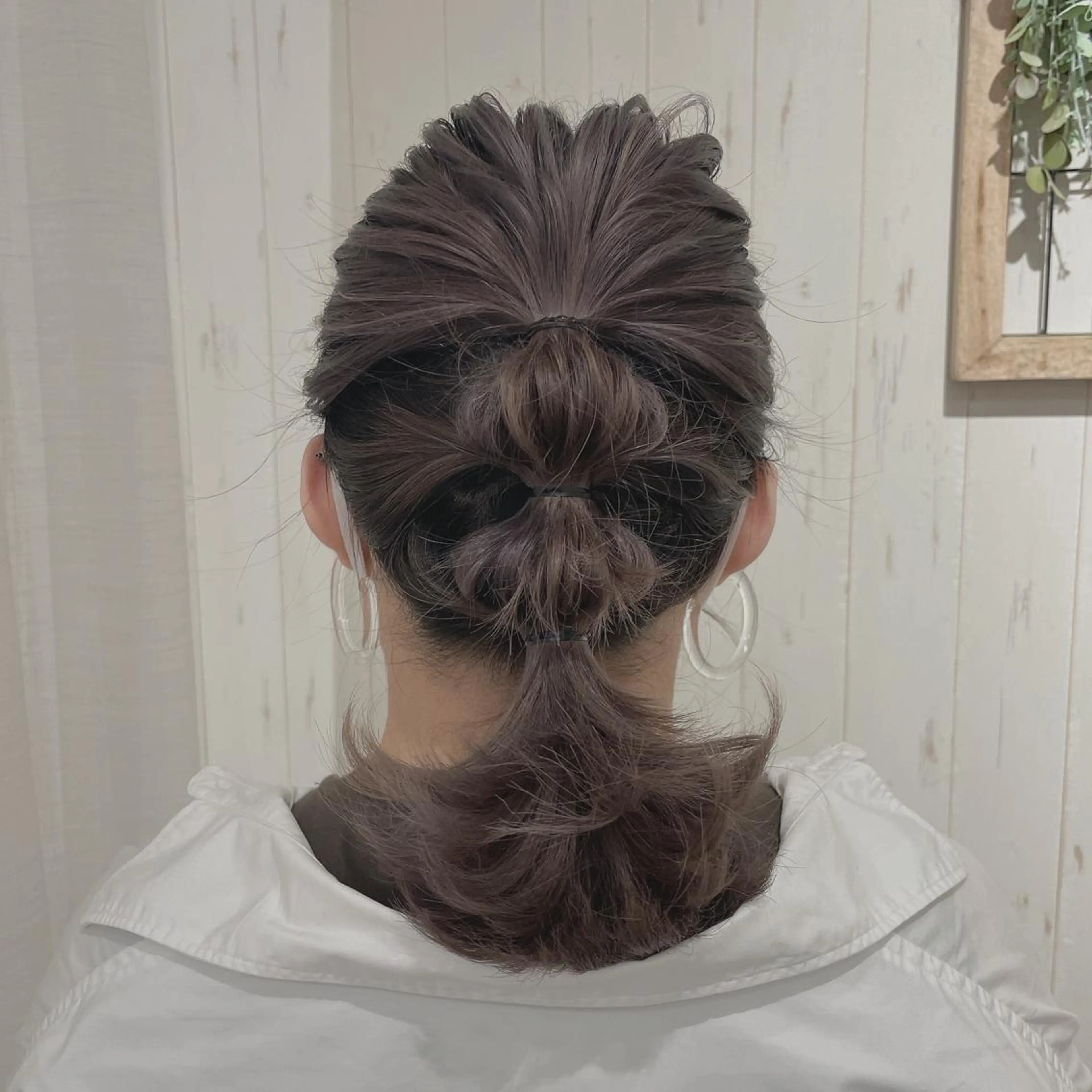 ミディアム ヘアアレンジ WE RULE 札幌店 【ウィールール 札幌店】所属・✨️大人ショート 髙橋朋花のヘアスタイル
