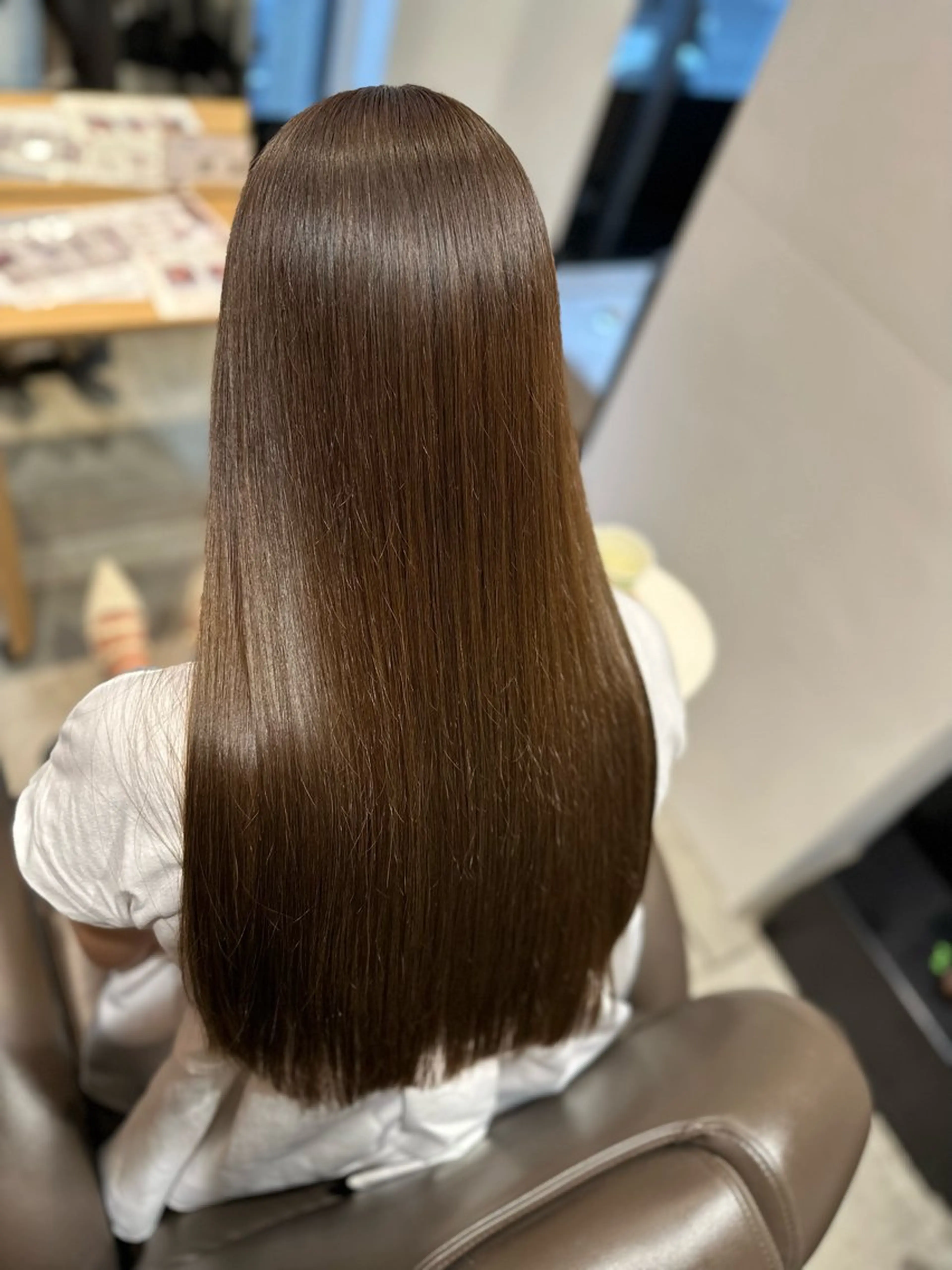 【💫モデル限定特別価格‼️💫】髪質改善ストレート(縮毛矯正)＋集中ケアマスクトリートメント付💫の写真