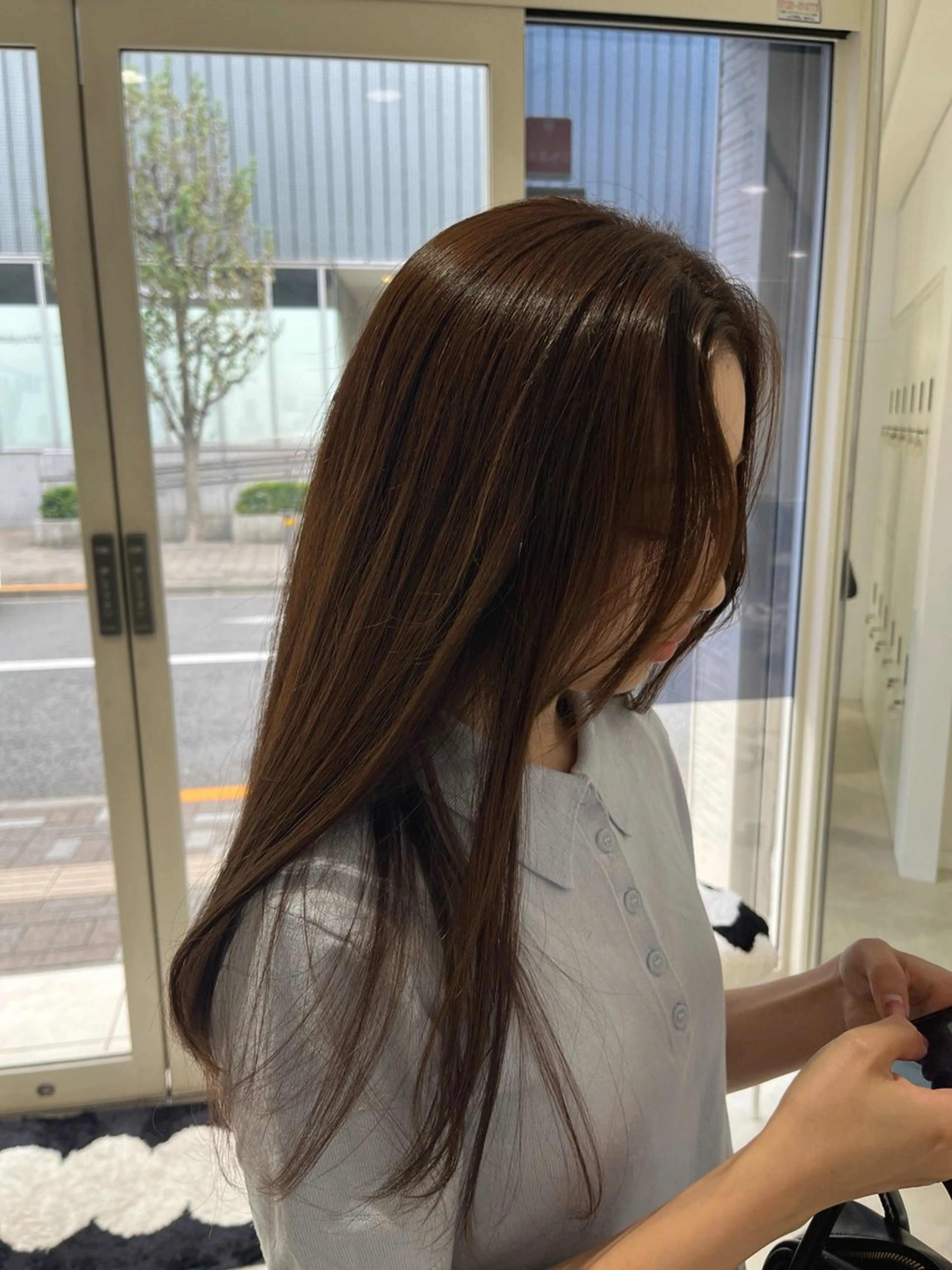 ロング カラー やわらかカラー/ くす透け/aya🦙のヘアスタイル