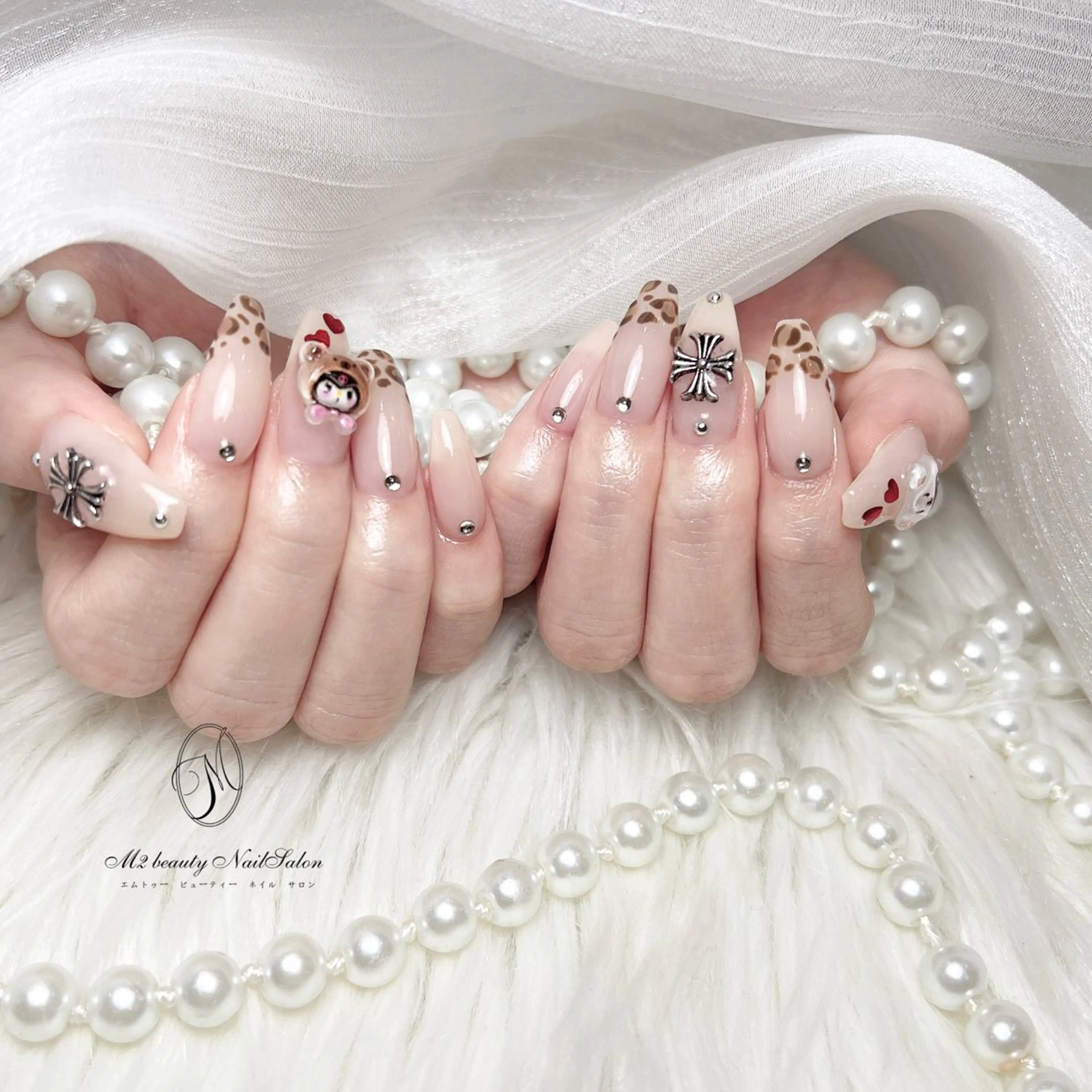 ネイル アニマル柄 ハンドネイル M2beauty Renaのネイルデザイン