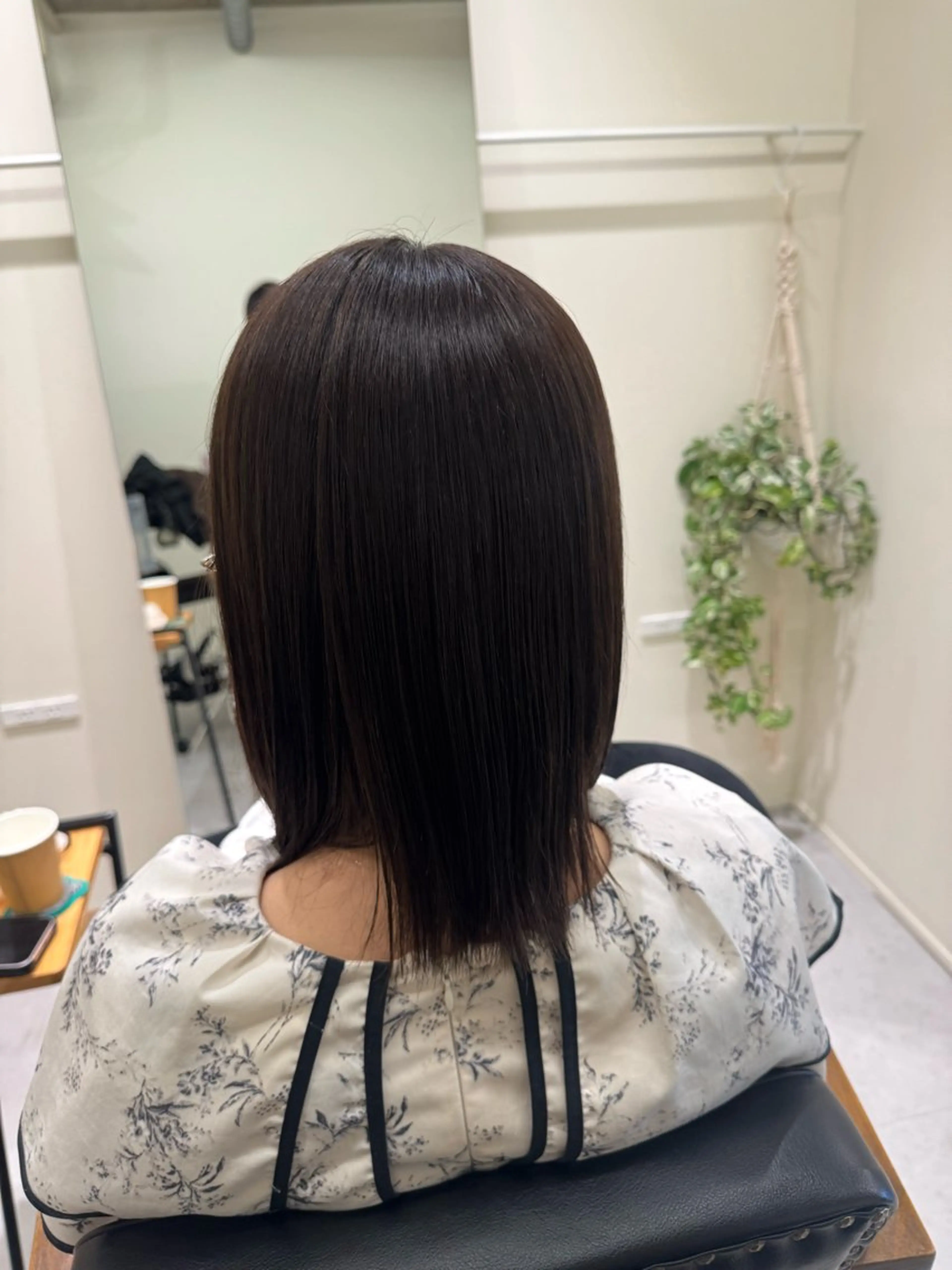 ミディアム カラー ヘアカラー トリートメント ゆうあ / HUI金山のヘアスタイル