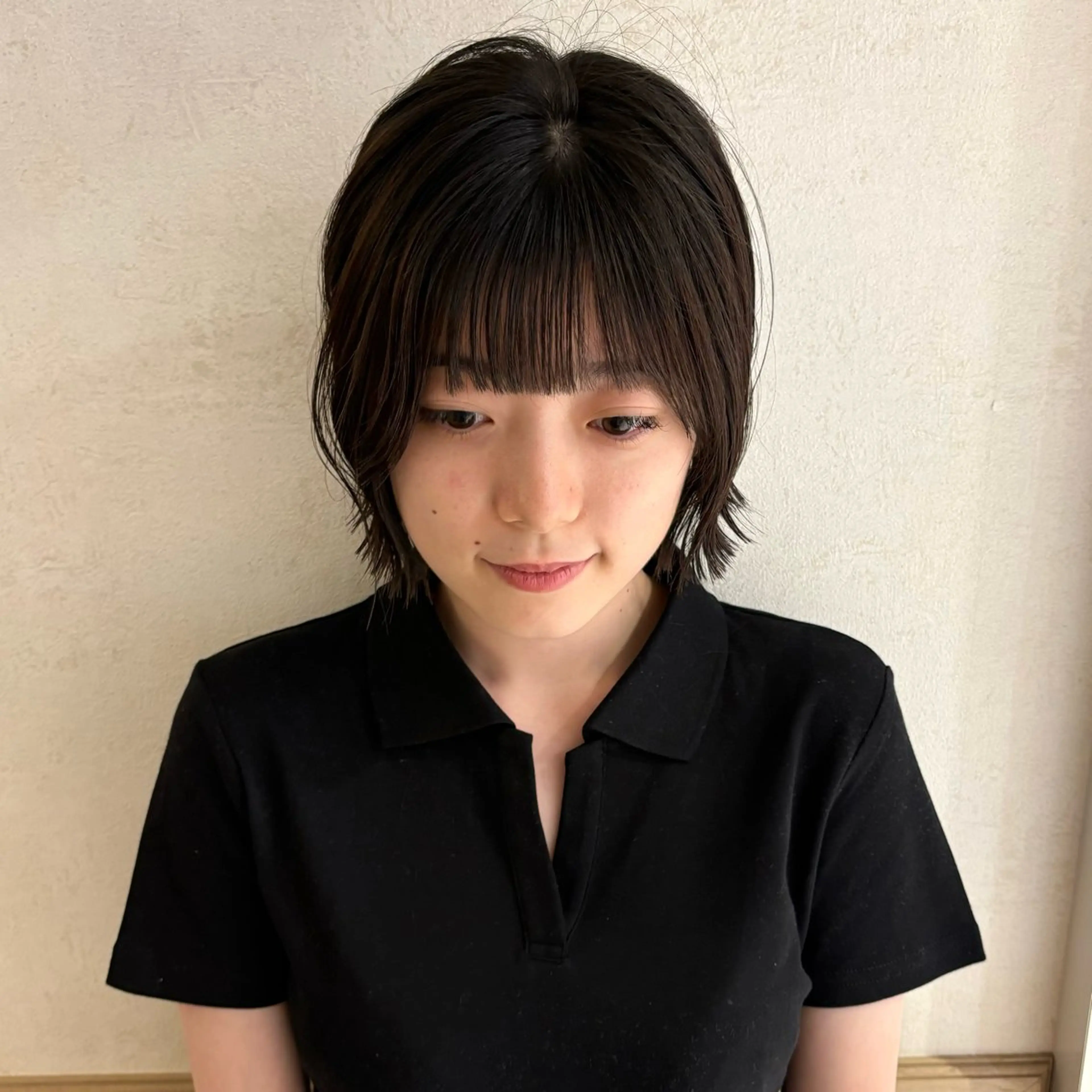ショート カット izumi/ ボブ/パーマのヘアスタイル