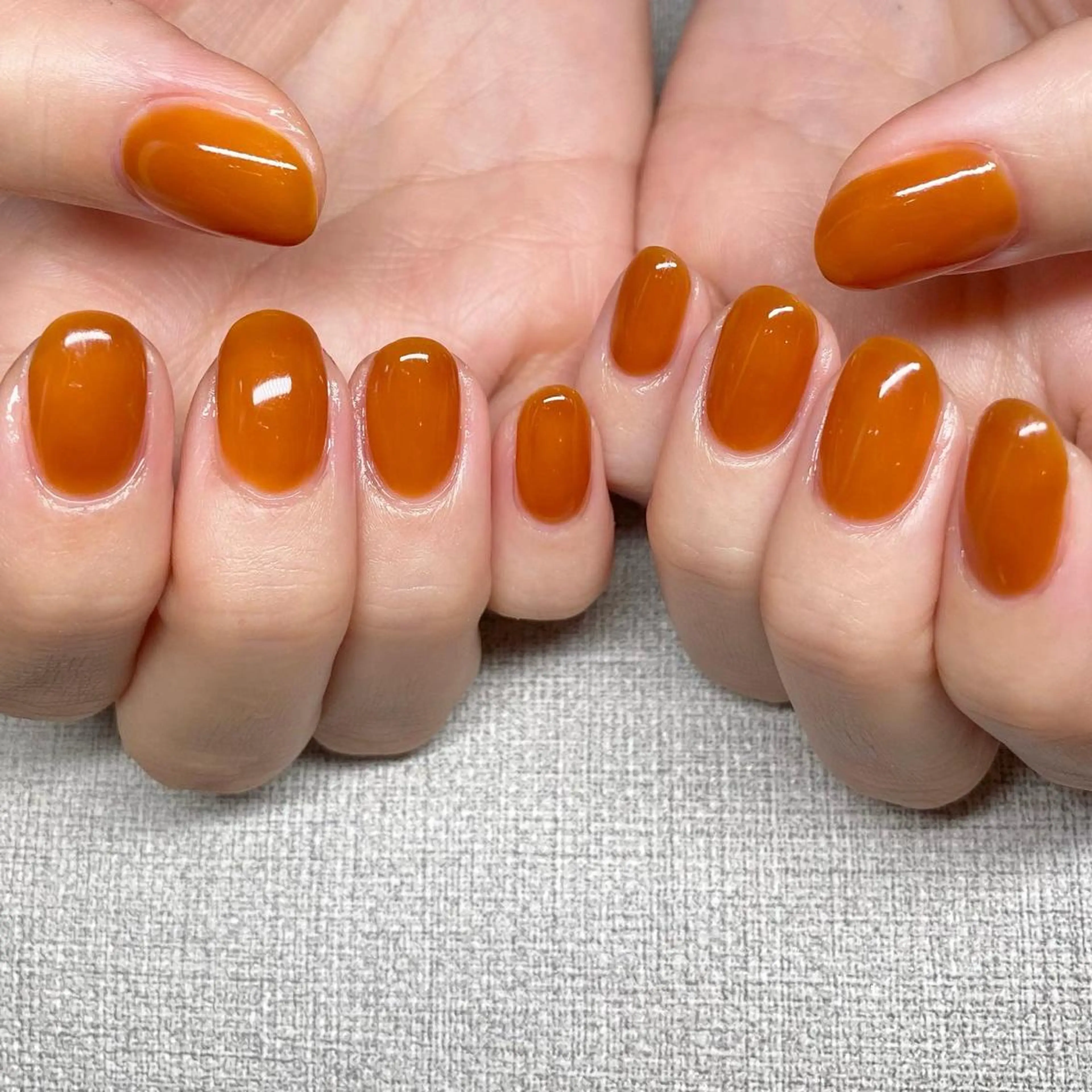 ネイル アートネイル ニュアンスネイル ワンカラーネイル 冬ネイル ハンドネイル 山田 貴子のネイルデザイン