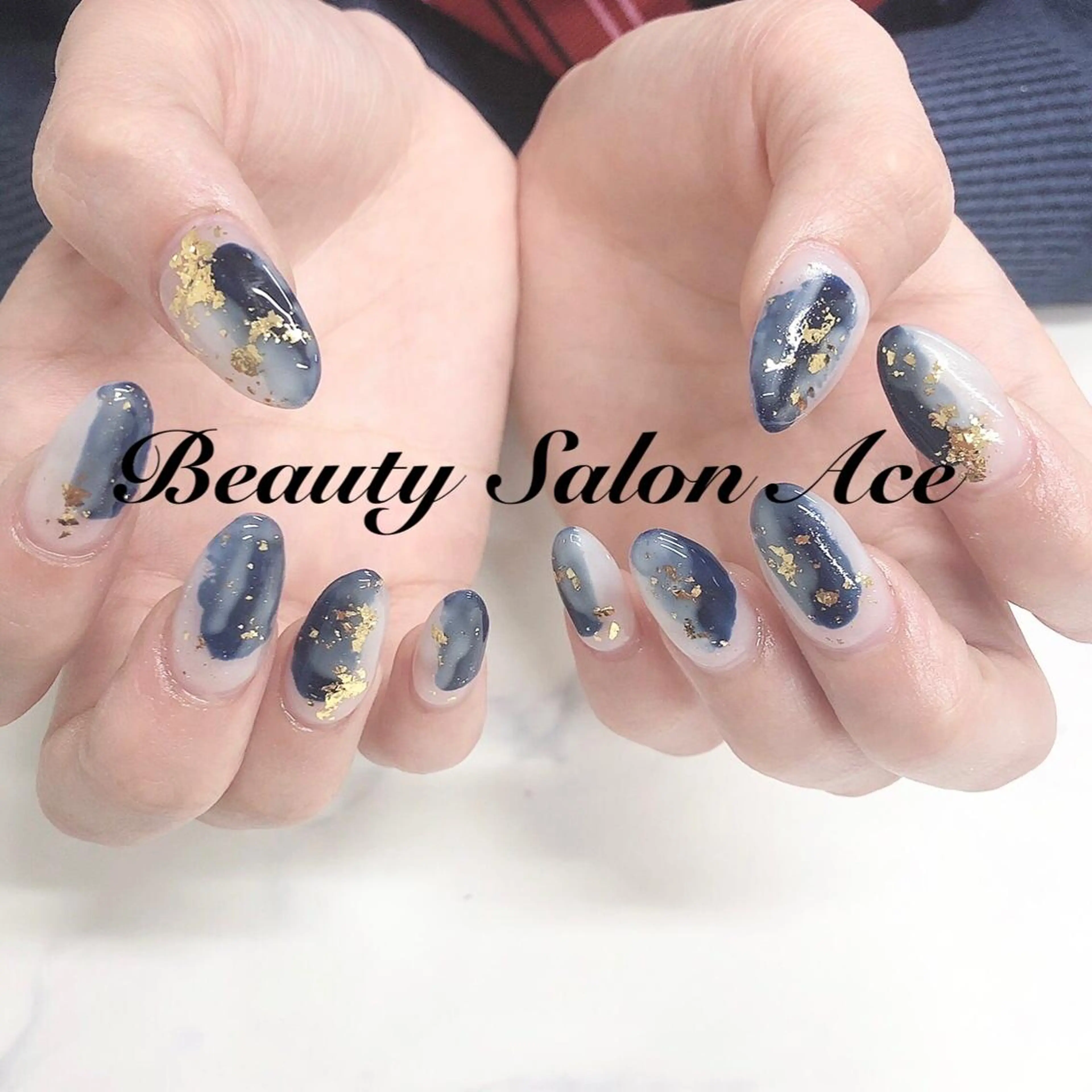 ネイル アートネイル 長さ出し ジェルネイル メンズネイル ニュアンスネイル Beauty Salon Ace（ネイルサロン　エース）所属・池袋フィルイン Ace♡長さだしのネイルデザイン