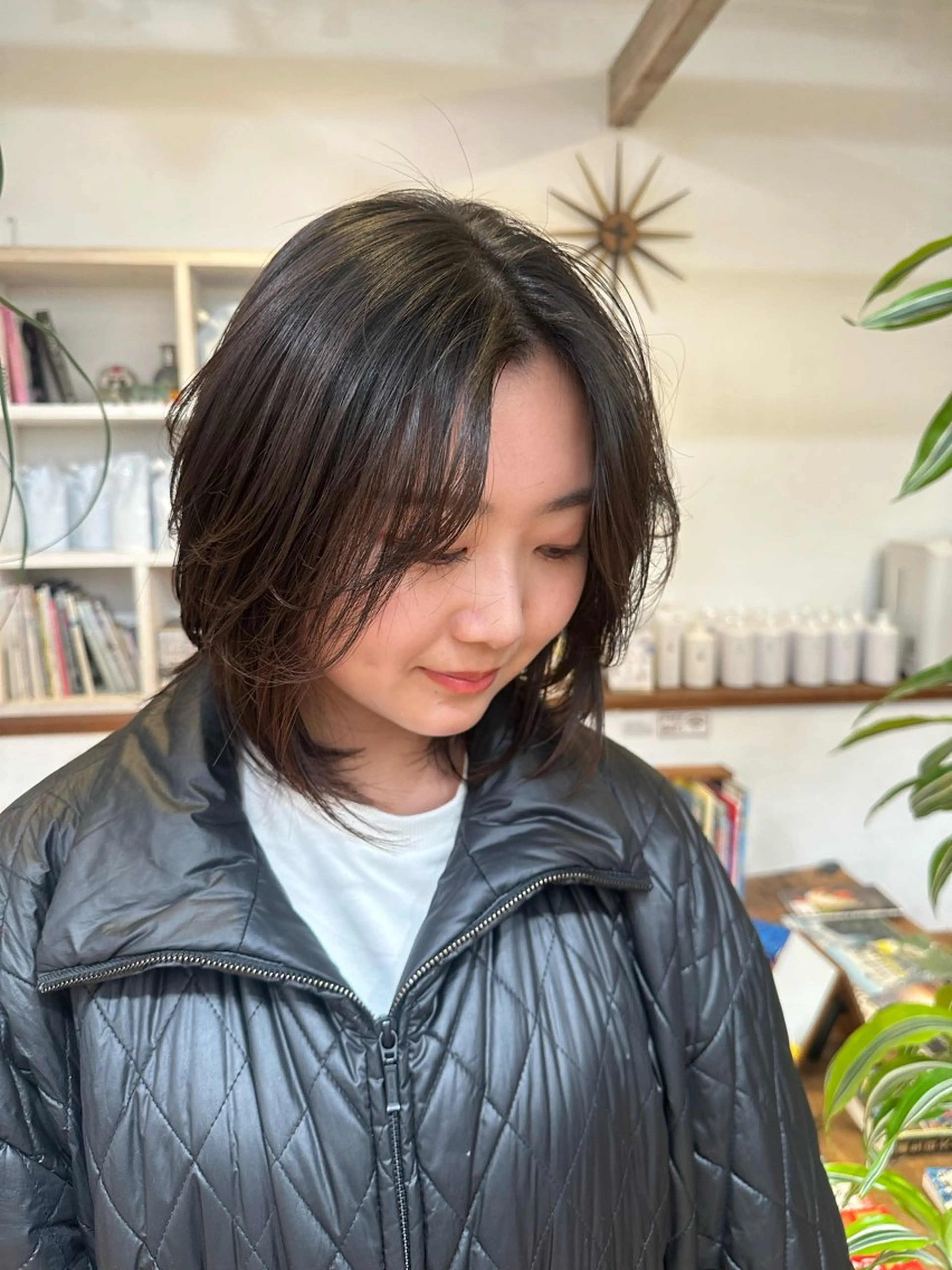 ミディアム レイヤーカット カット KAKERU/ボブ/ ショート/パーマ🌱のヘアスタイル
