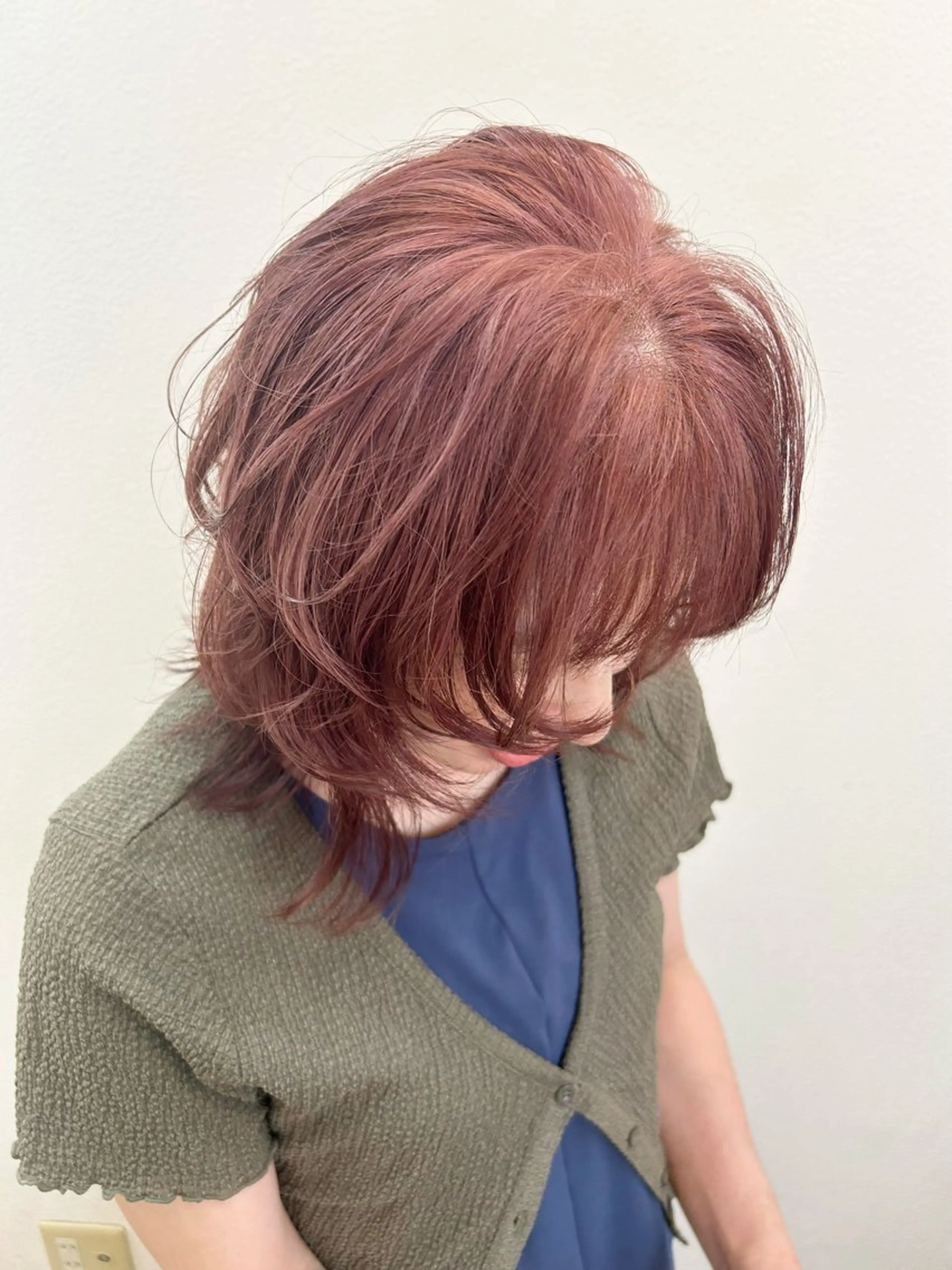 ミディアム カラー ベージュカラー ブリーチ ケアブリーチ ピンクカラー ピンクベージュ カット ヘアカラー トリートメント Maya🦋 ハイトーン特化のヘアスタイル