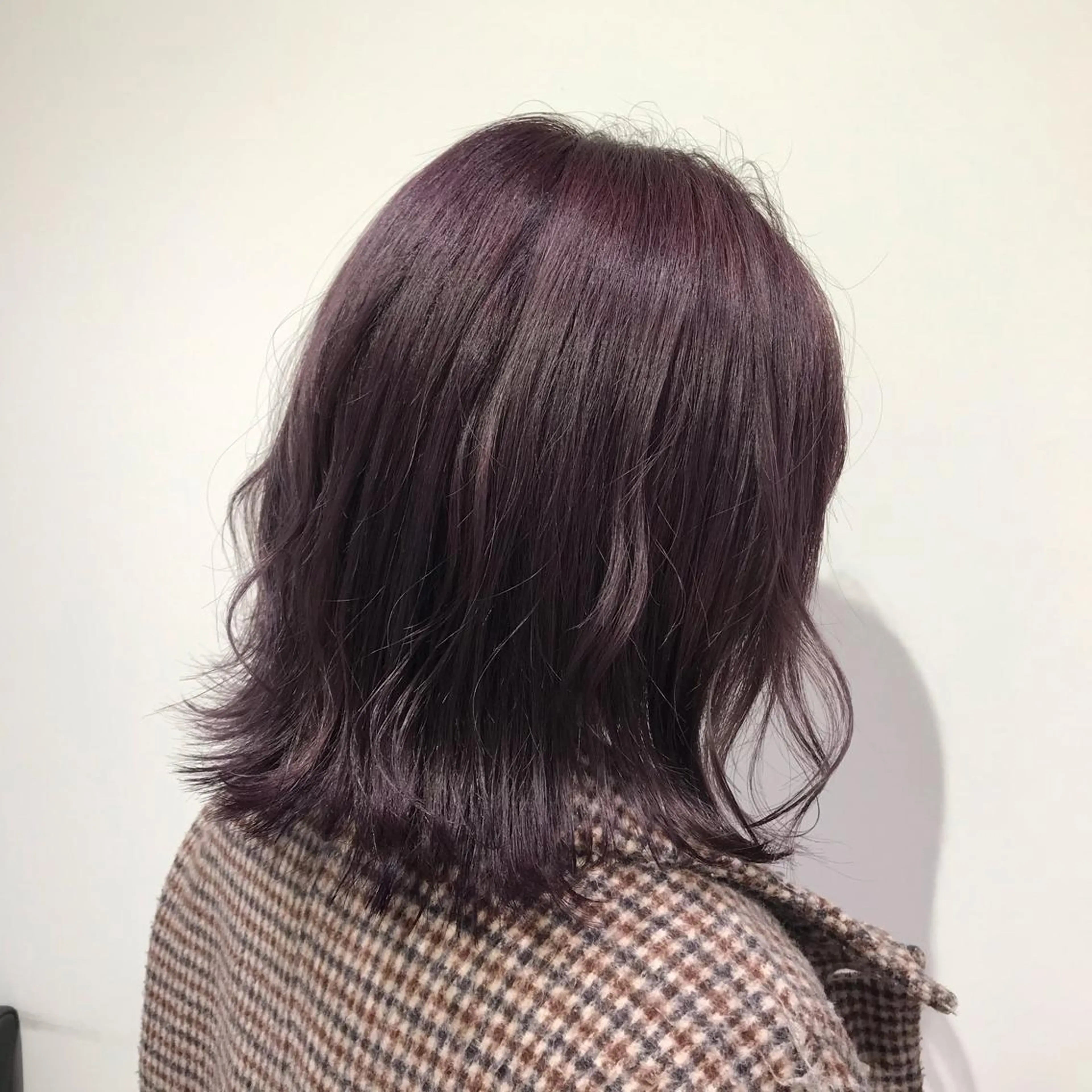 ミディアム カラー イルミナカラー ラベンダーカラー カット ヘアカラー トリートメント 暖色カラー🌹 中山由梨のヘアスタイル