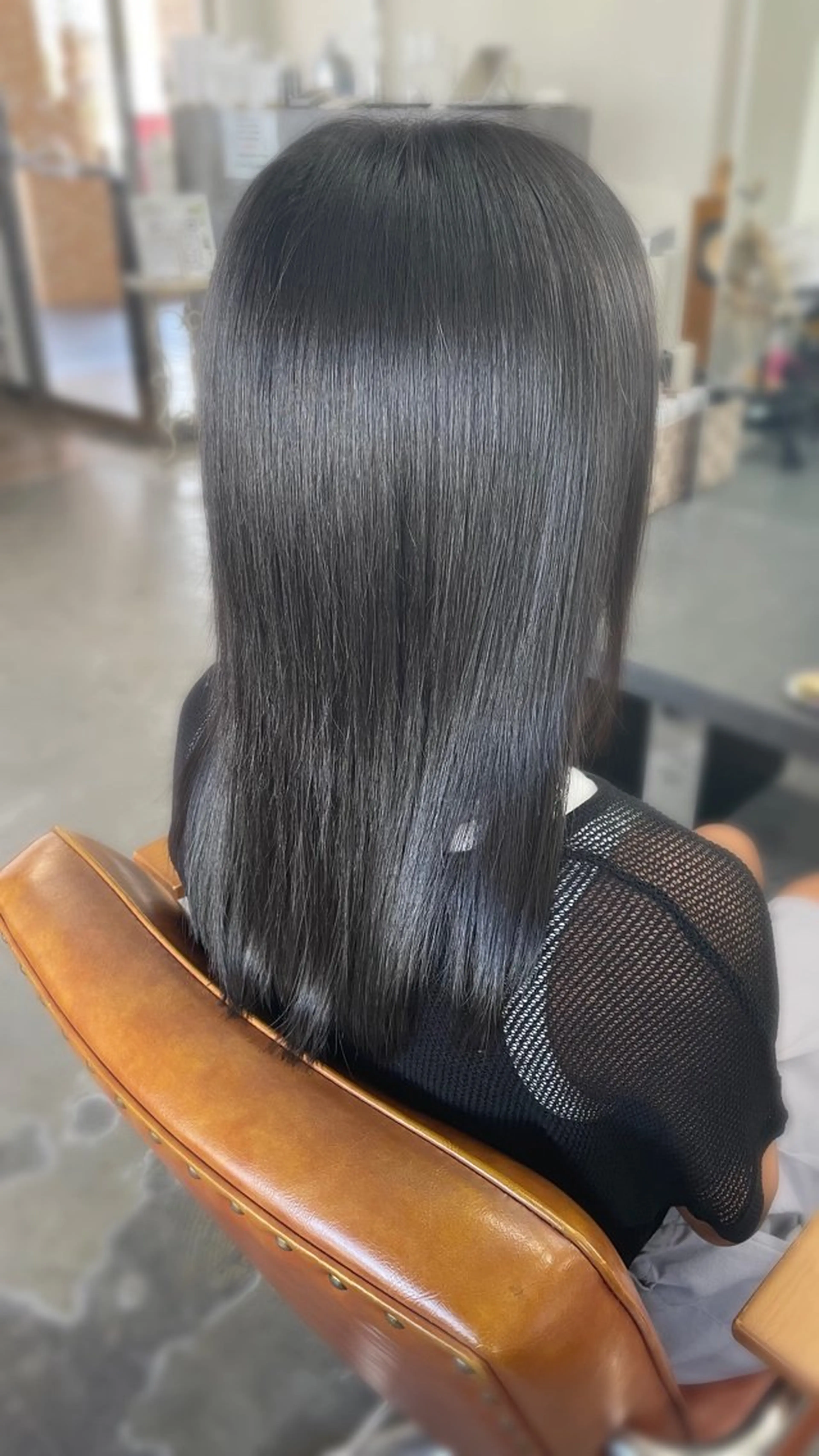 カット 縮毛矯正 トリートメント nico麻生 加賀谷 すみれのヘアスタイル