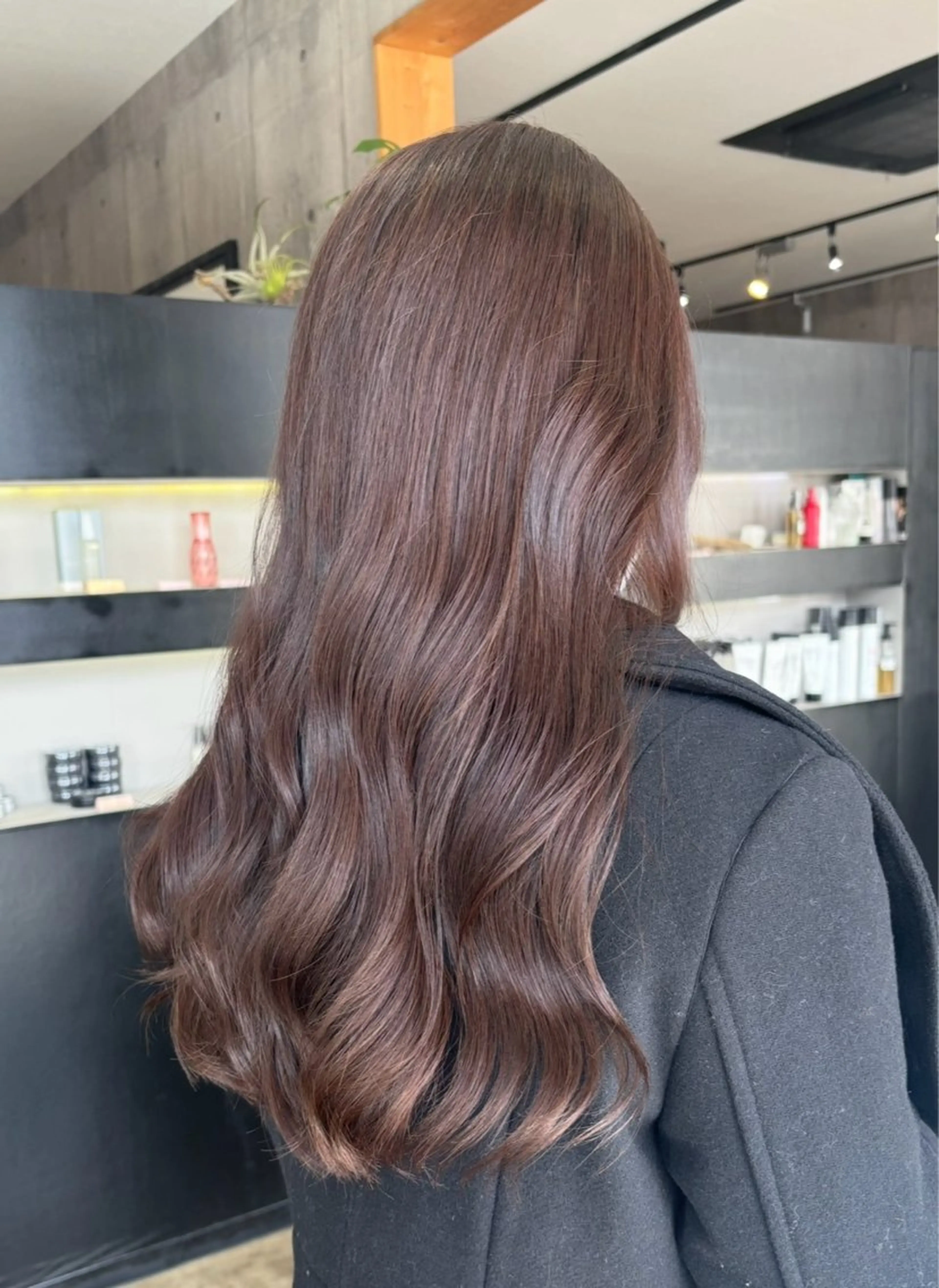 セミロング ピンクラベンダー カット ヘアカラー トリートメント nana/nimes /上前津,東別院のヘアスタイル