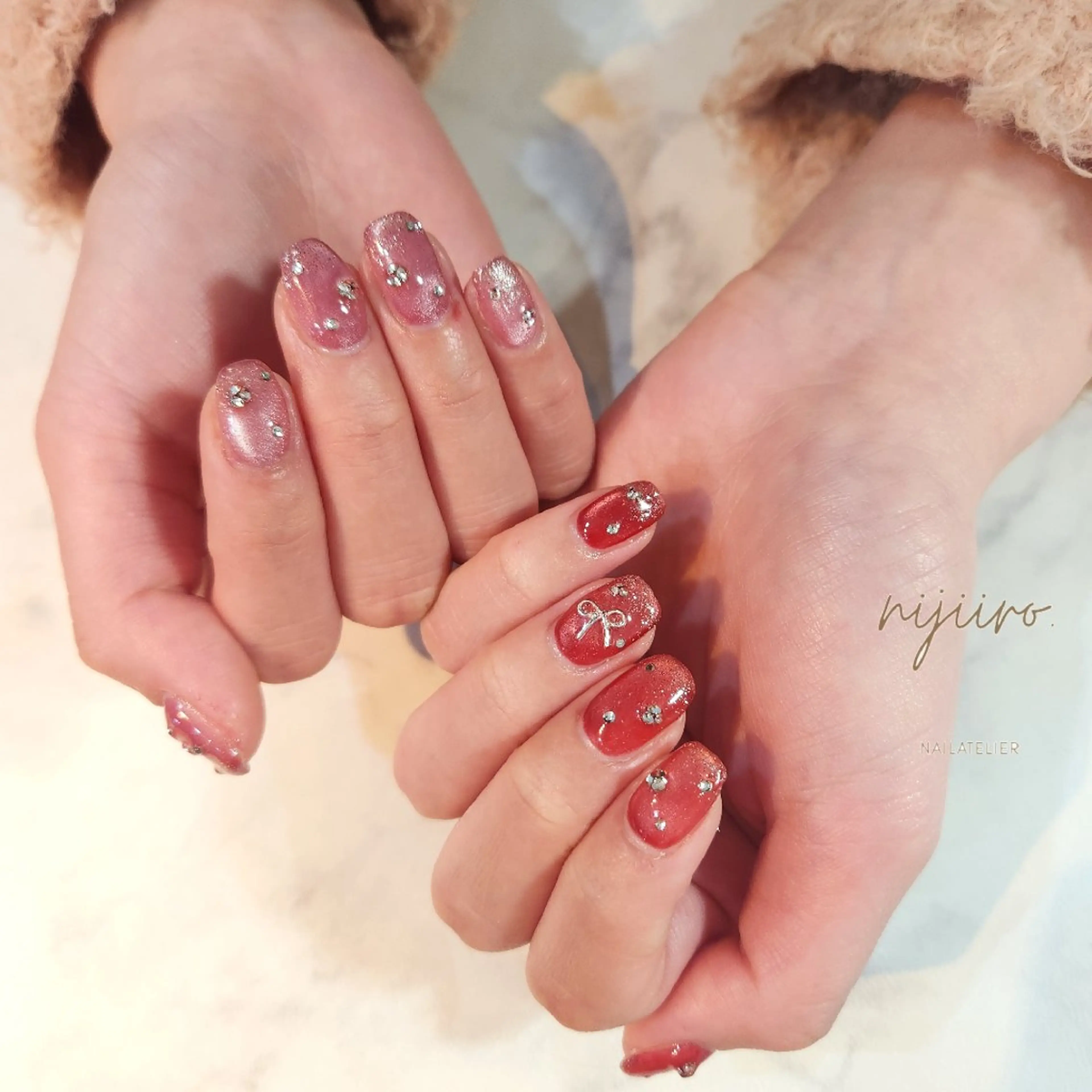 ネイル ハンドネイル nailatelier nijiiro.所属・nijiiro🌈 サトウのネイルデザイン