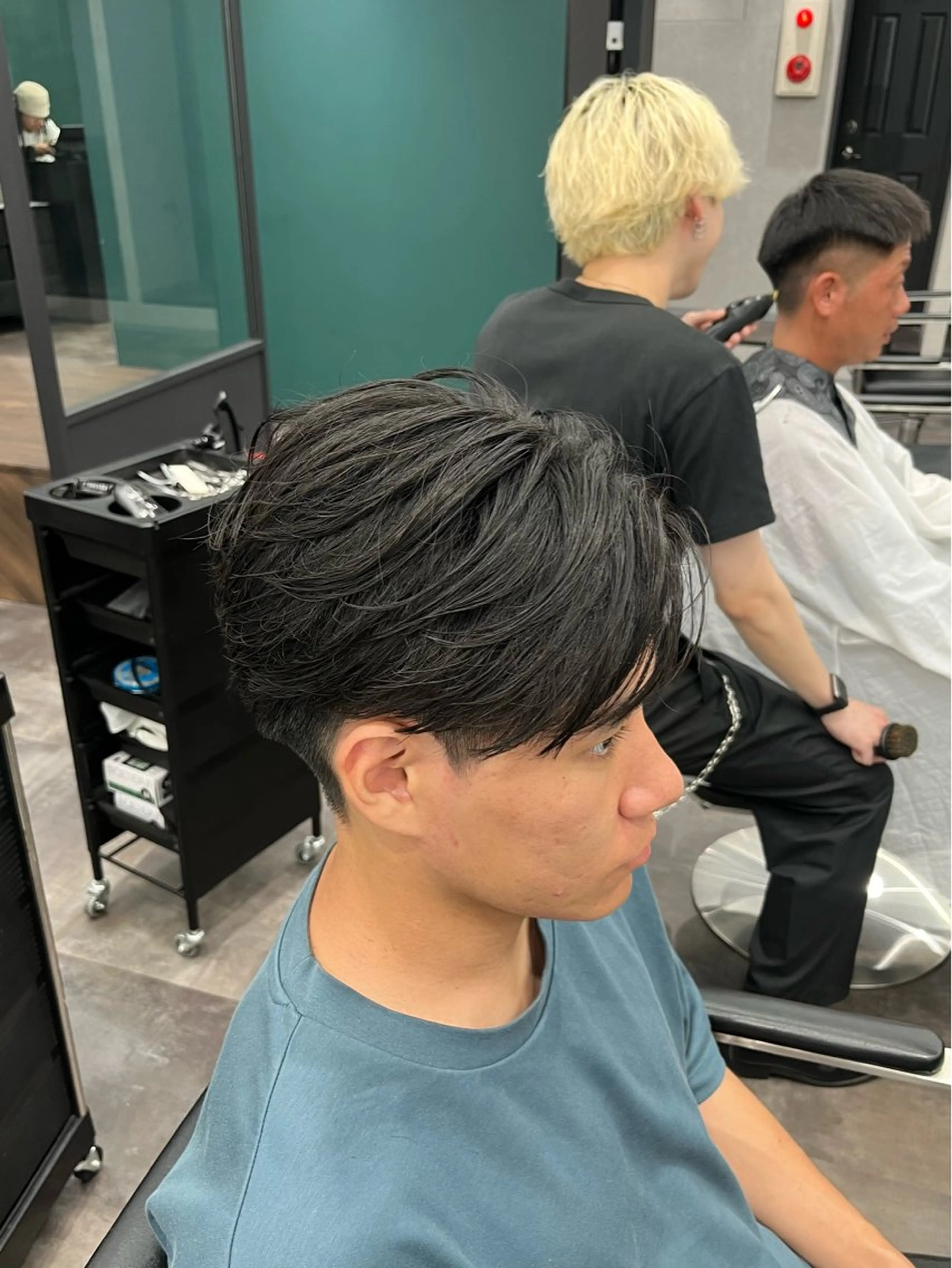 ミディアム メンズ カット メンズ特化🔥　齋藤 航のヘアスタイル