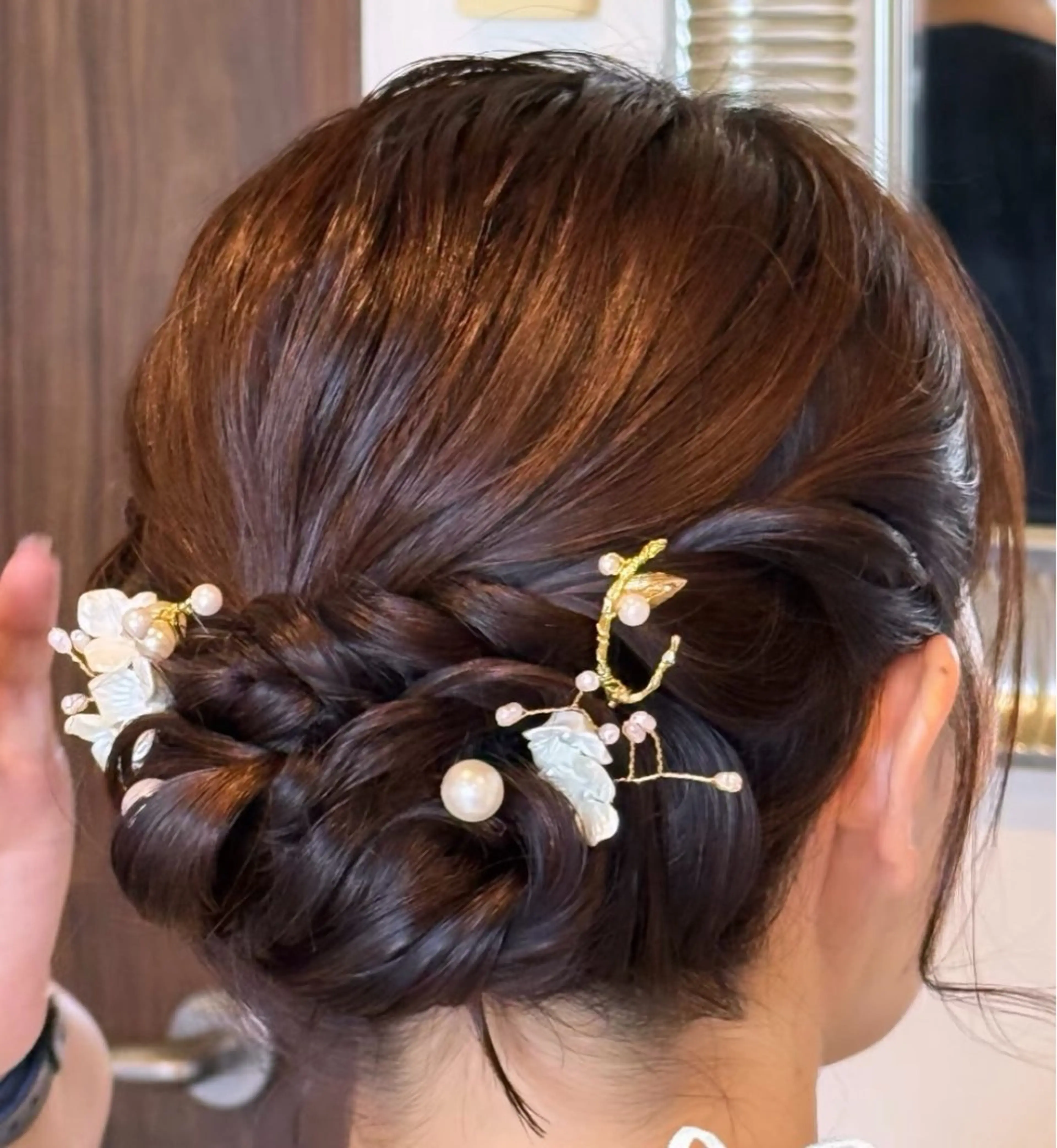 【特別な日のお手伝い🌸】ヘアアレンジ＋選べる1ポイントメイクの写真
