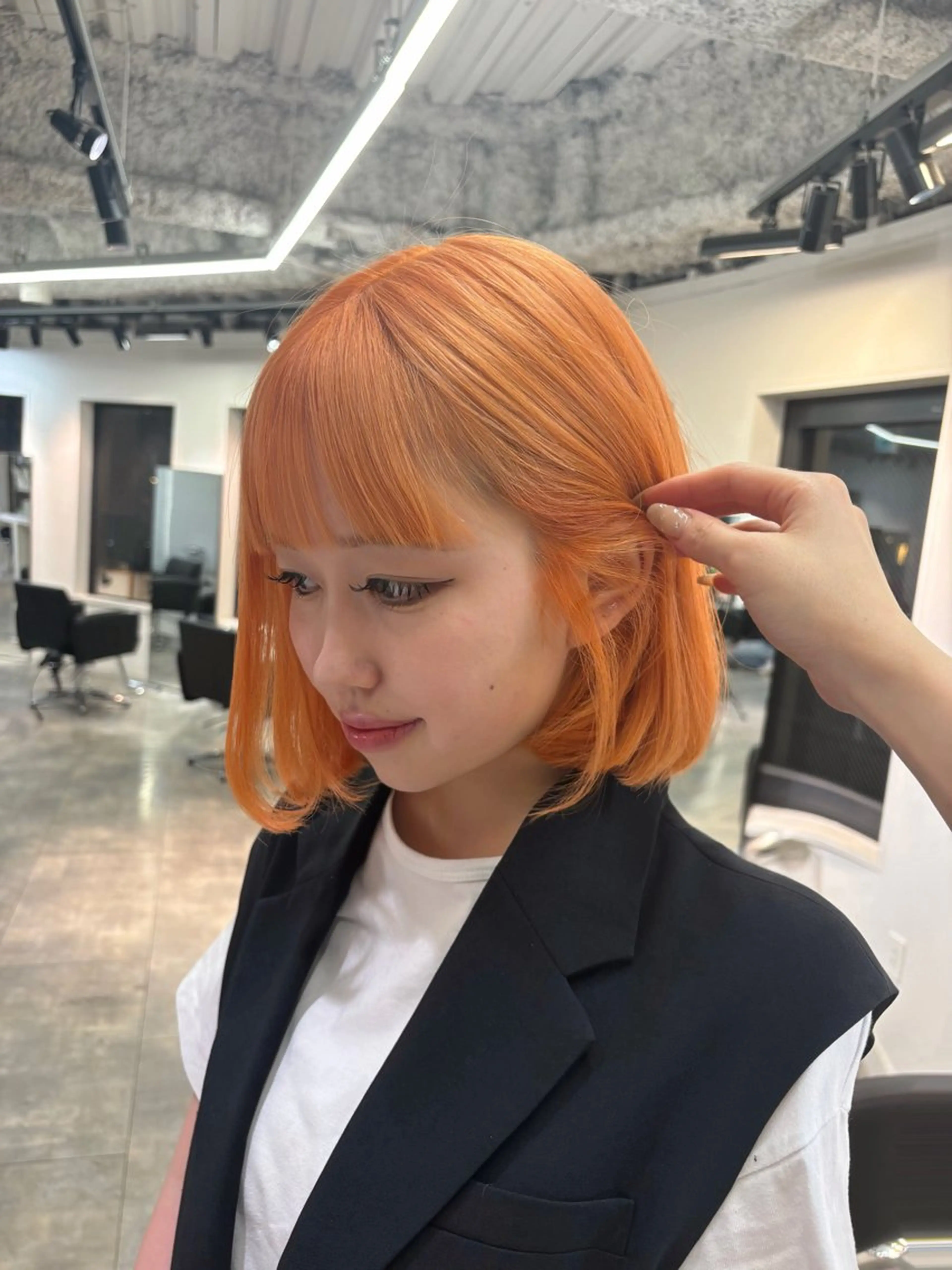 ショート LINDO TOKYO UMEDA所属・梅田/ハイトーン /カラー特化/りんくのヘアスタイル