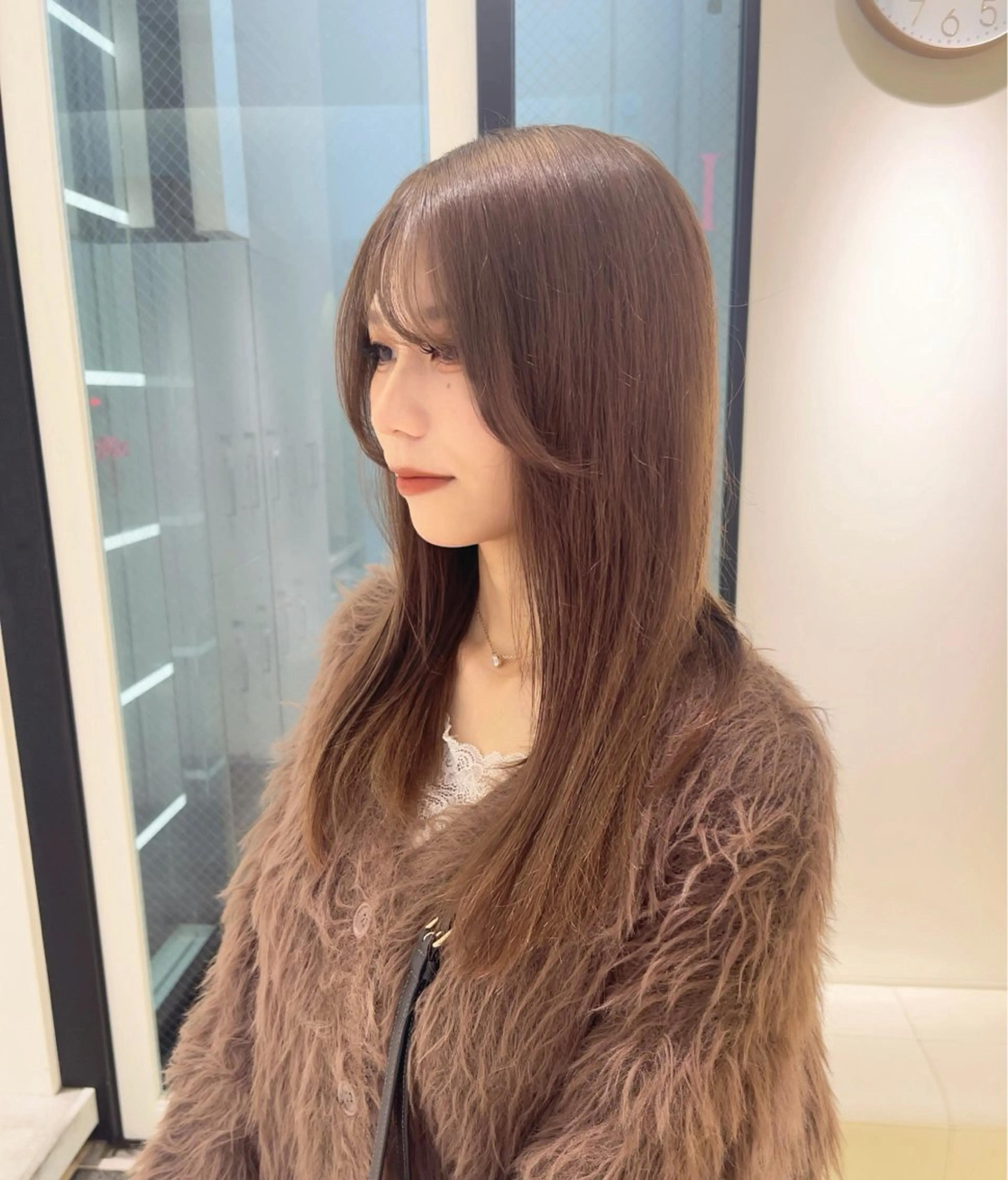 セミロング カラー ヘアカラー ParveMix 🌝🫧山本 玲南のヘアスタイル