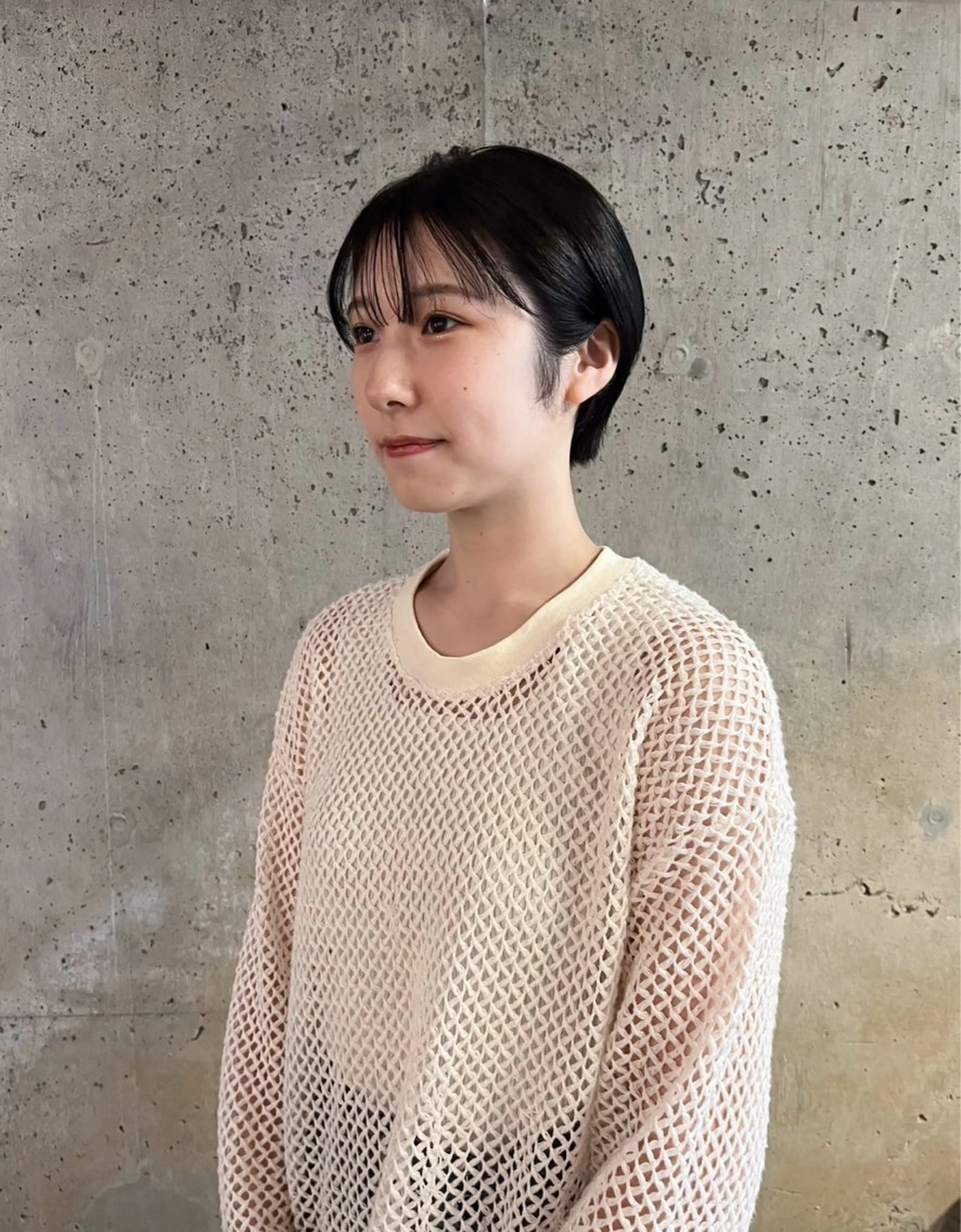 ladies short cutの写真