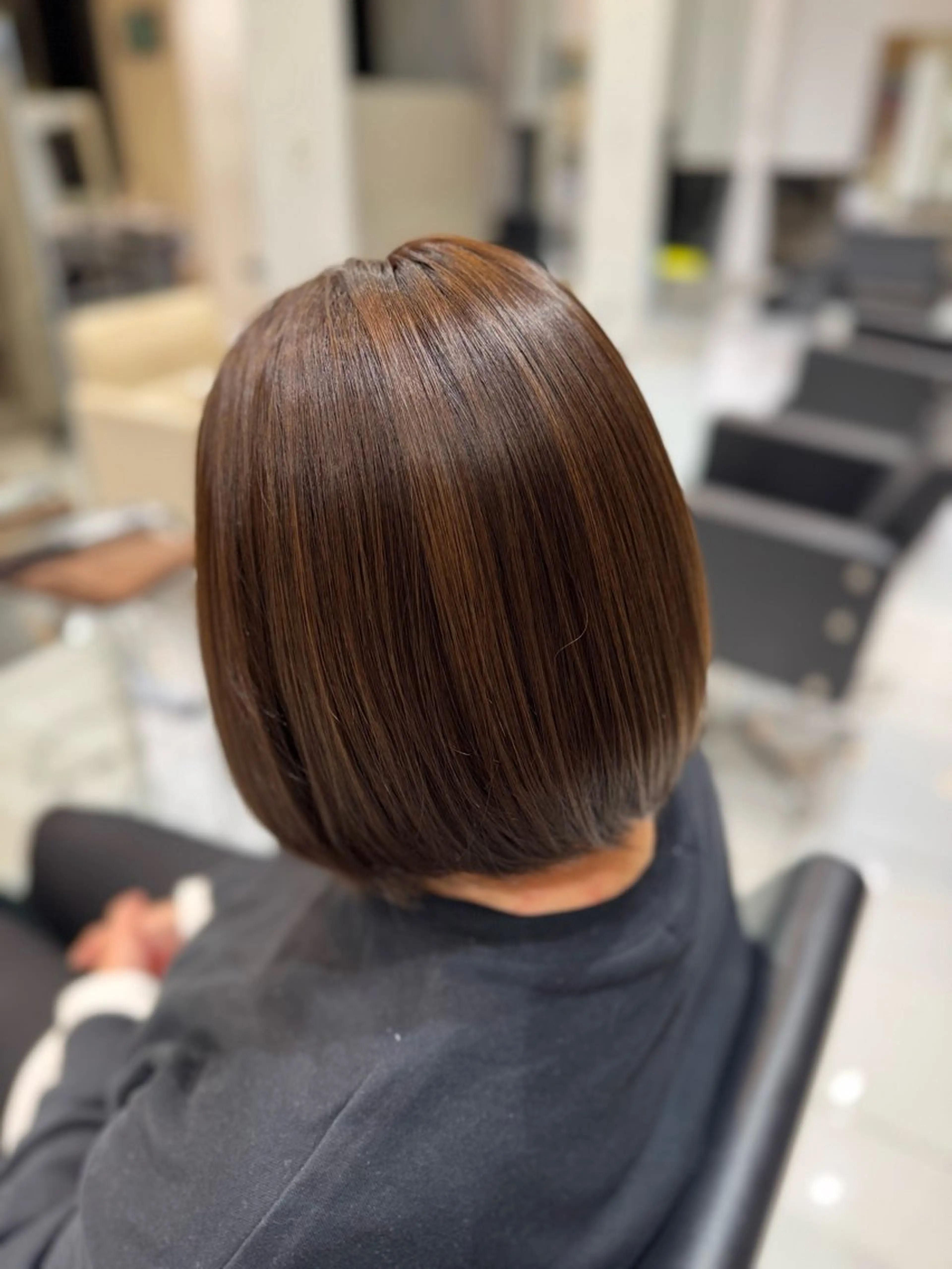 ミディアム カラー 片山 優芽のヘアスタイル