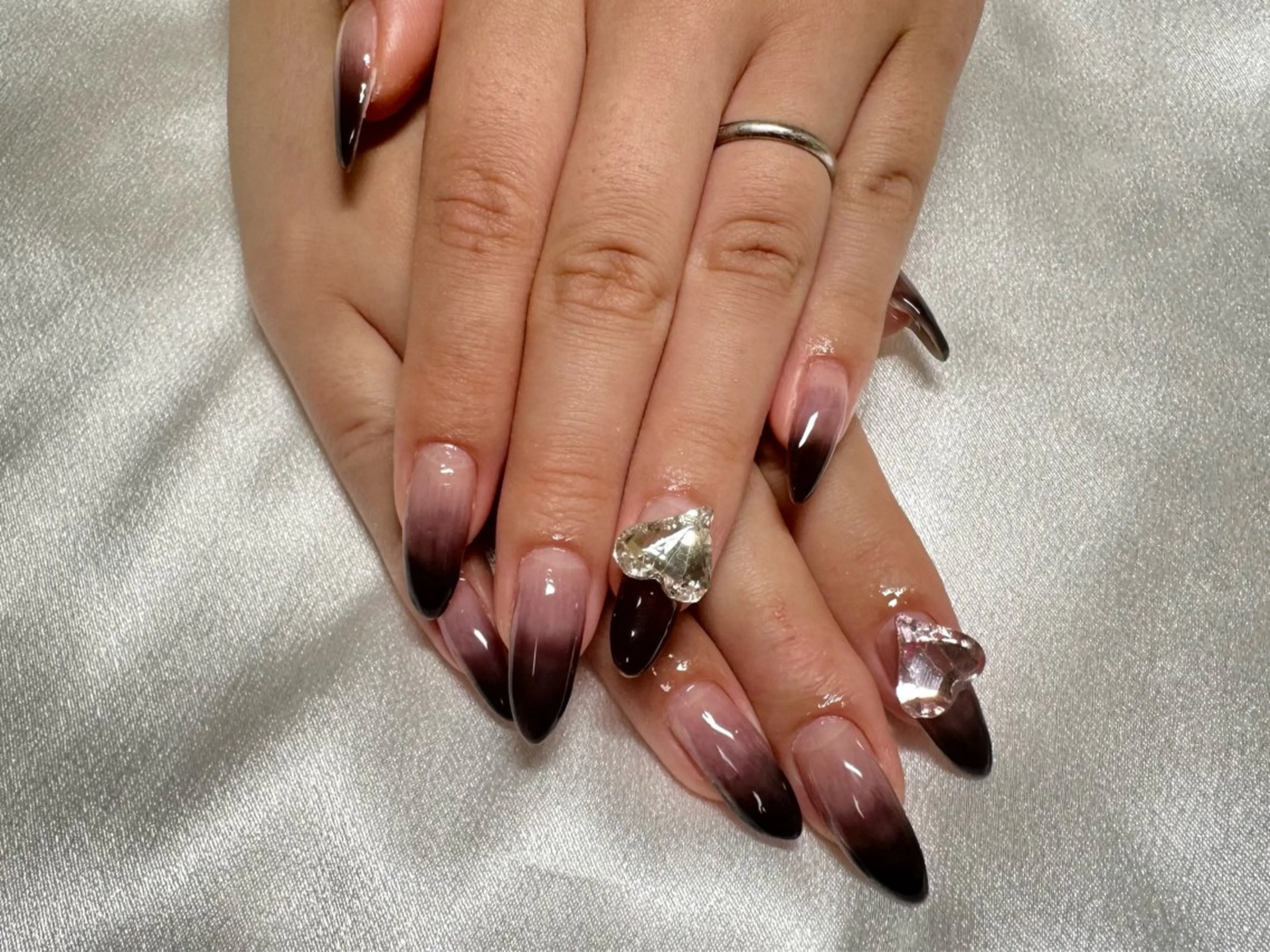 ネイル グラデーション 【パラジェル・フィルイン】Nailsalon　Merci東中野所属・Merci shigaのネイルデザイン