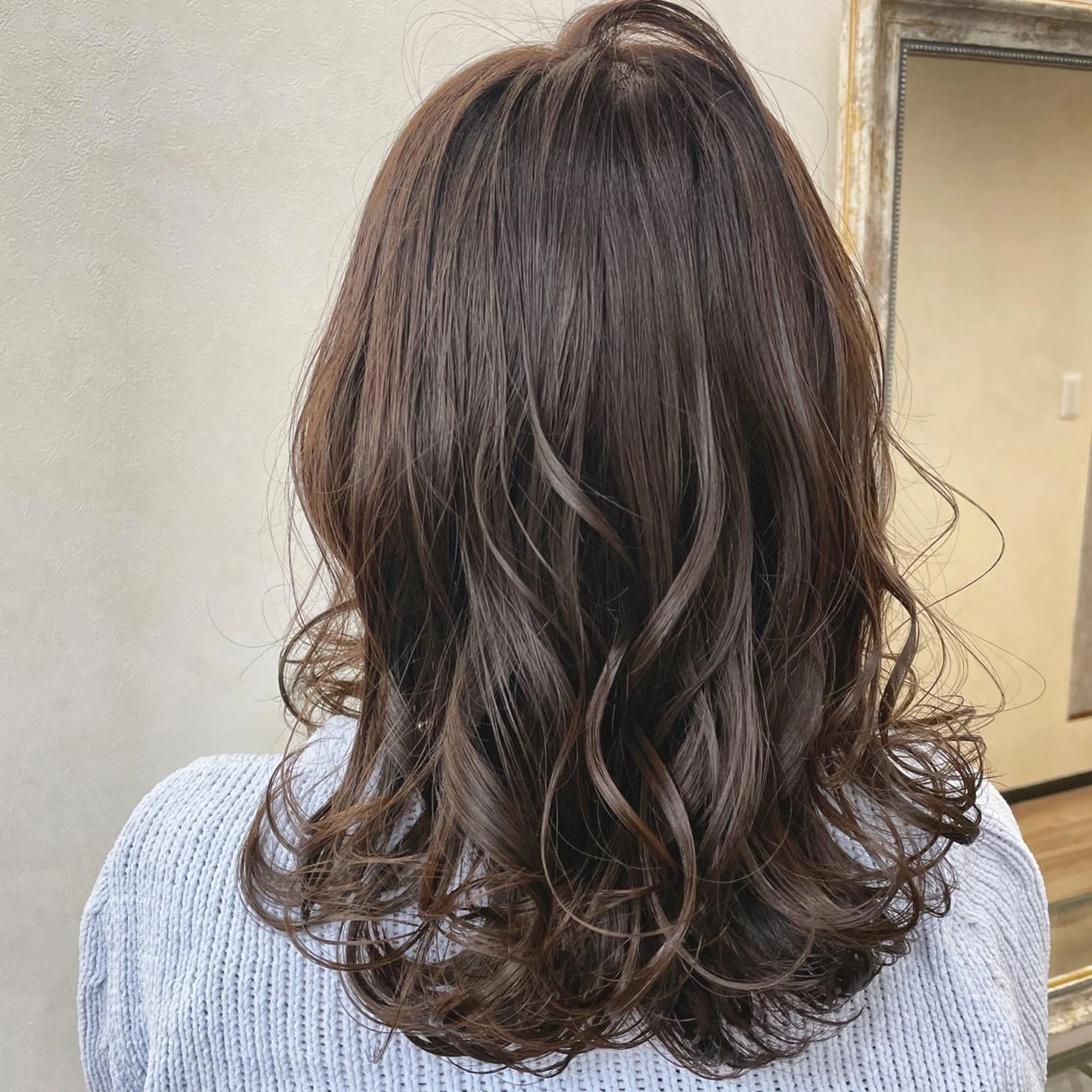 ミディアム カラー ヘアカラー トリートメント TOWA 野村　コウダイのヘアスタイル