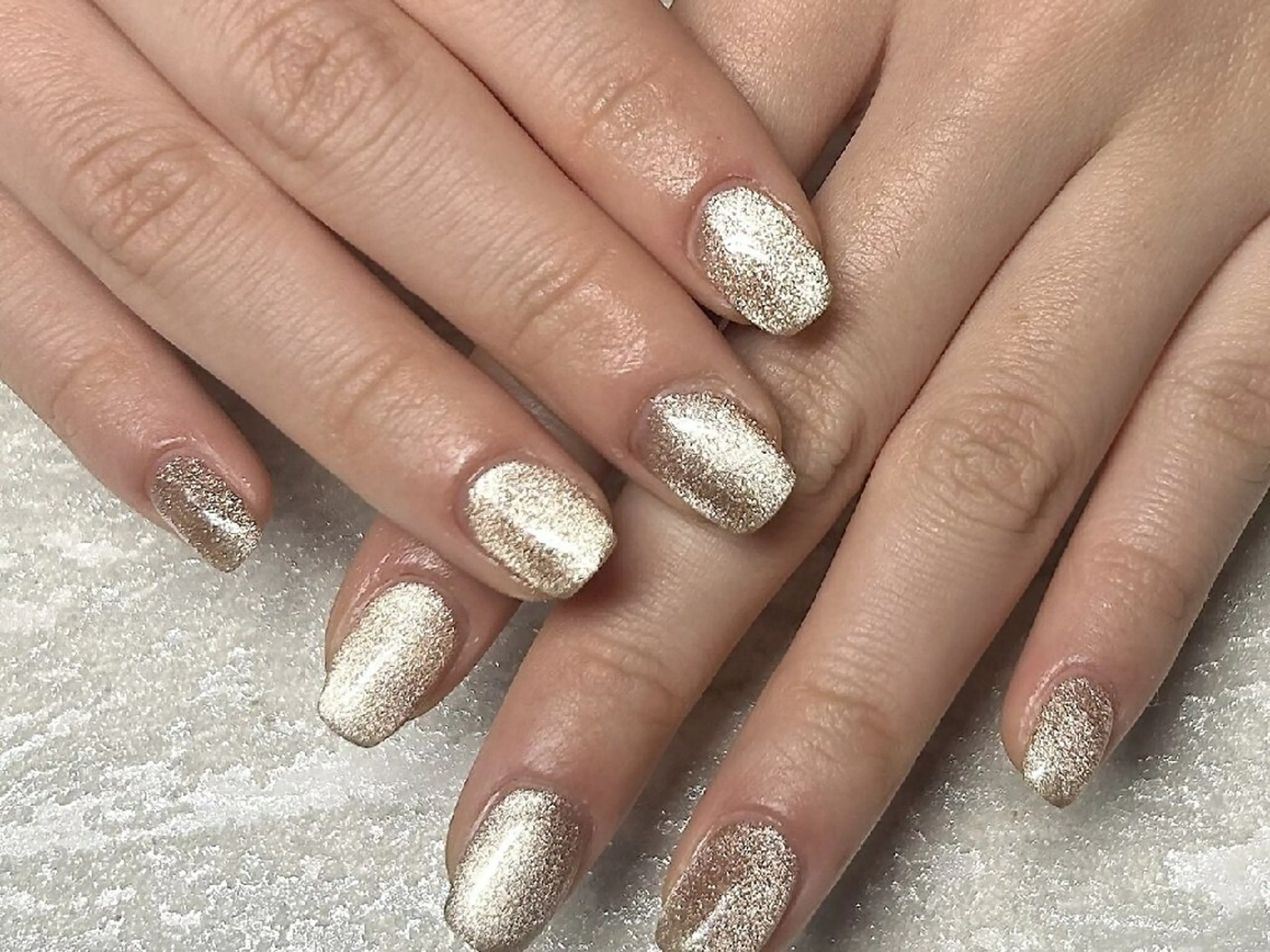 ネイル アートネイル ブラウン 入学式 卒業式 韓国ネイル ハンドネイル JULIE NAILのネイルデザイン