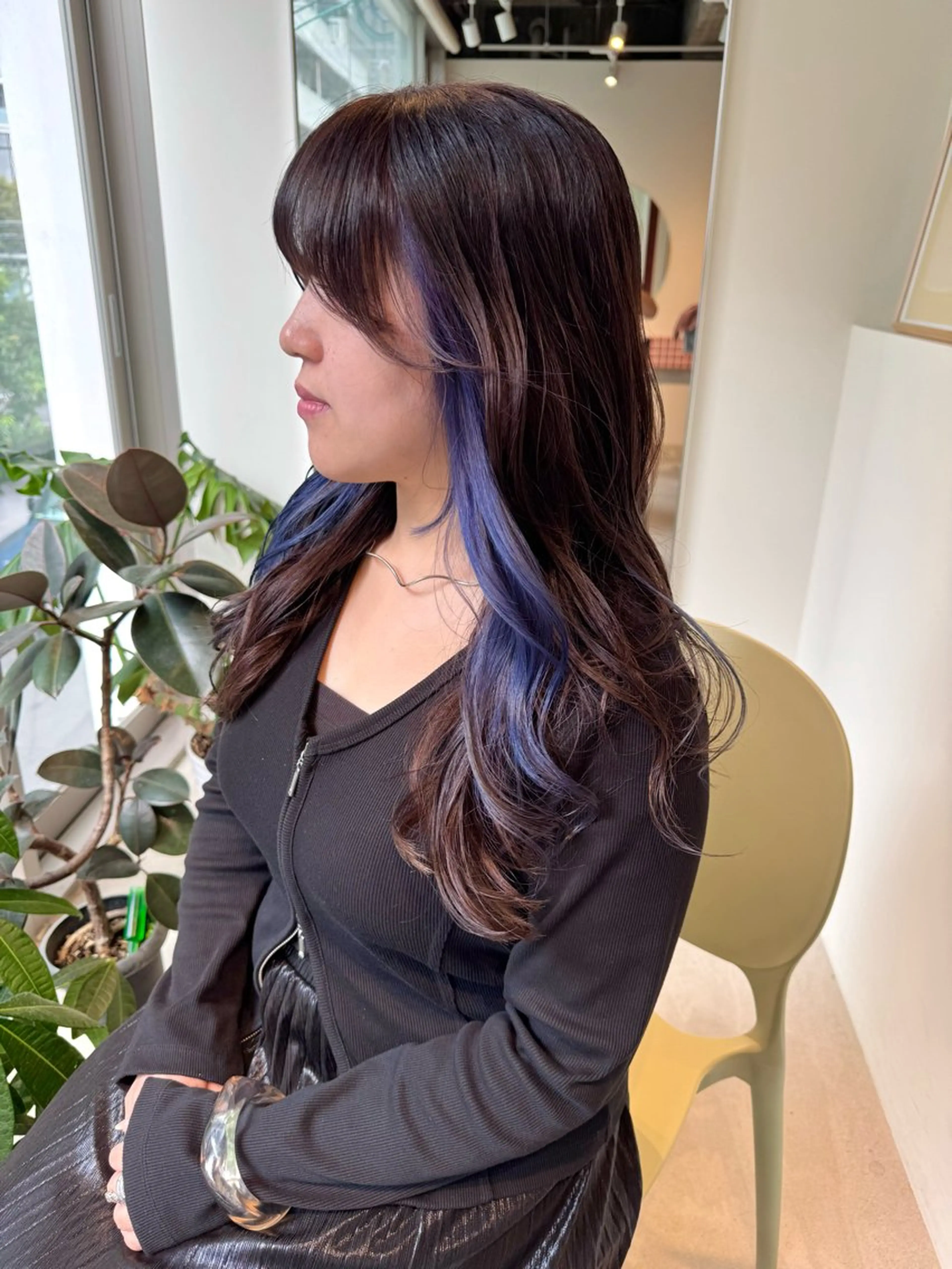 ロング カラー 切りっぱなしボブ ショートボブ アッシュ ベージュカラー グレージュ カット ヘアカラー トリートメント eto所属・髪質改善スペシャリス ト長尾勇弥/梅田中津のヘアスタイル