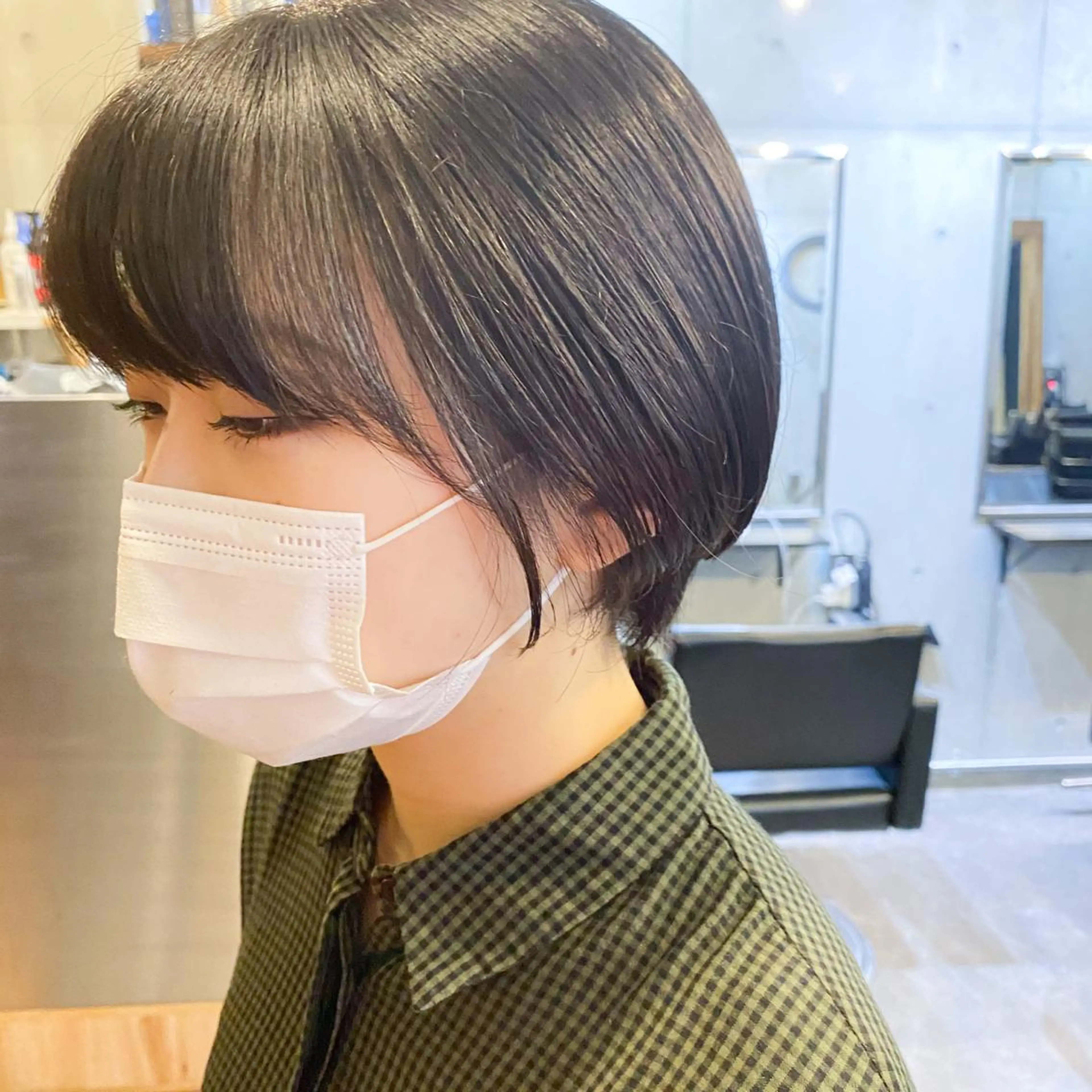 ショート 艶髪ブリーチ 永井竜也のヘアスタイル