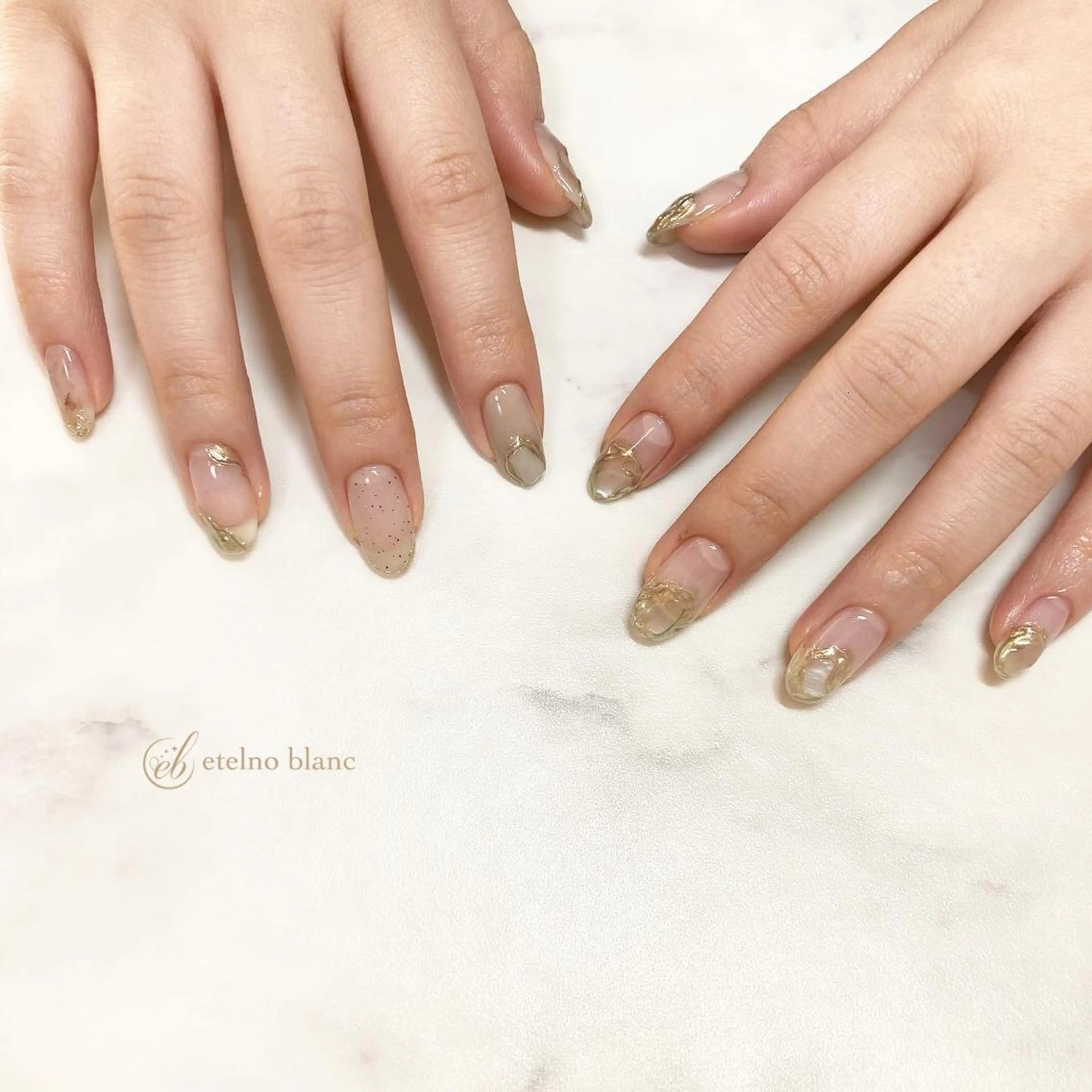 ネイル etelno blanc中目黒のネイルデザイン