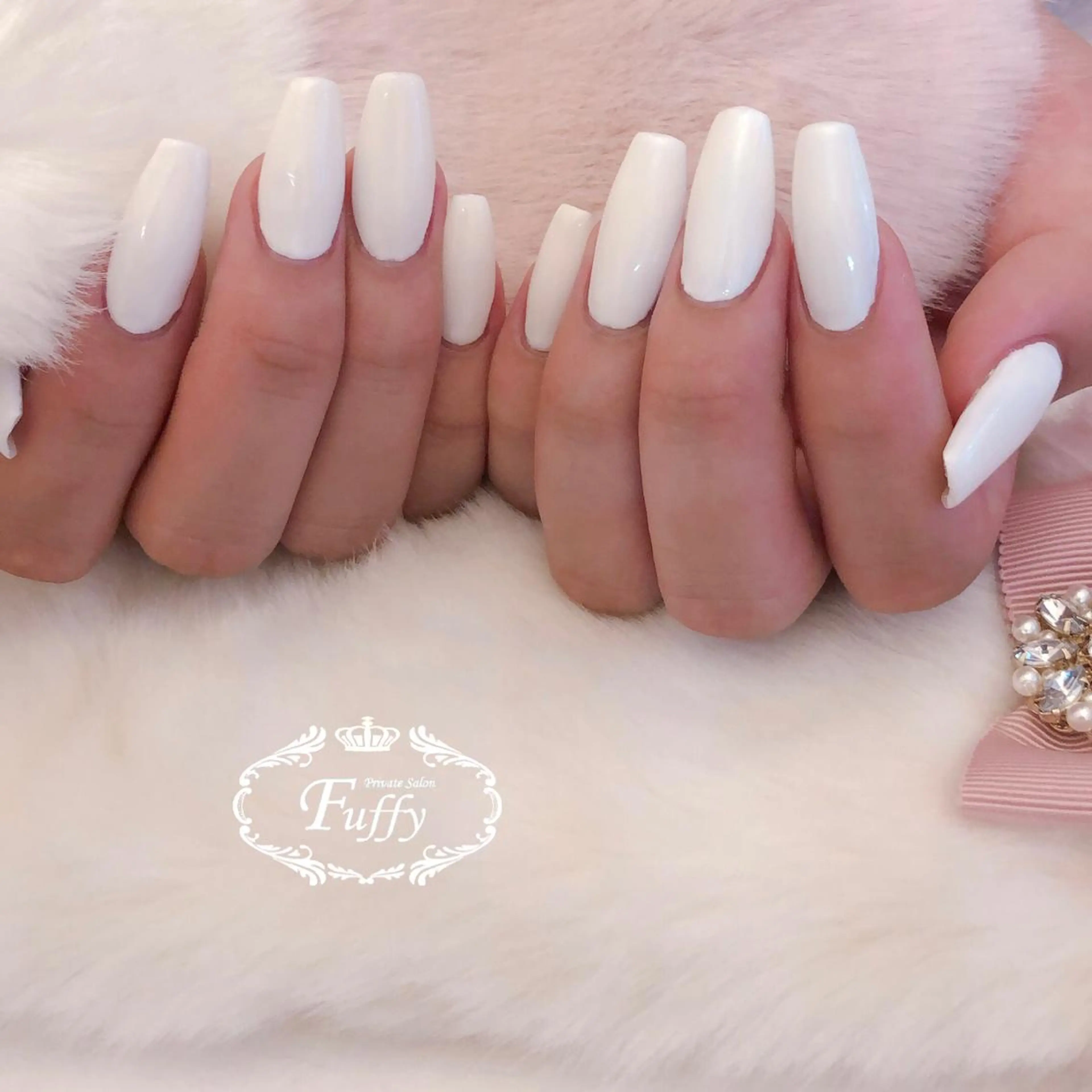 ネイル スカルプネイル シンプルネイル ハンドネイル Fuffy所属・フーフィー Fuffyのネイルデザイン