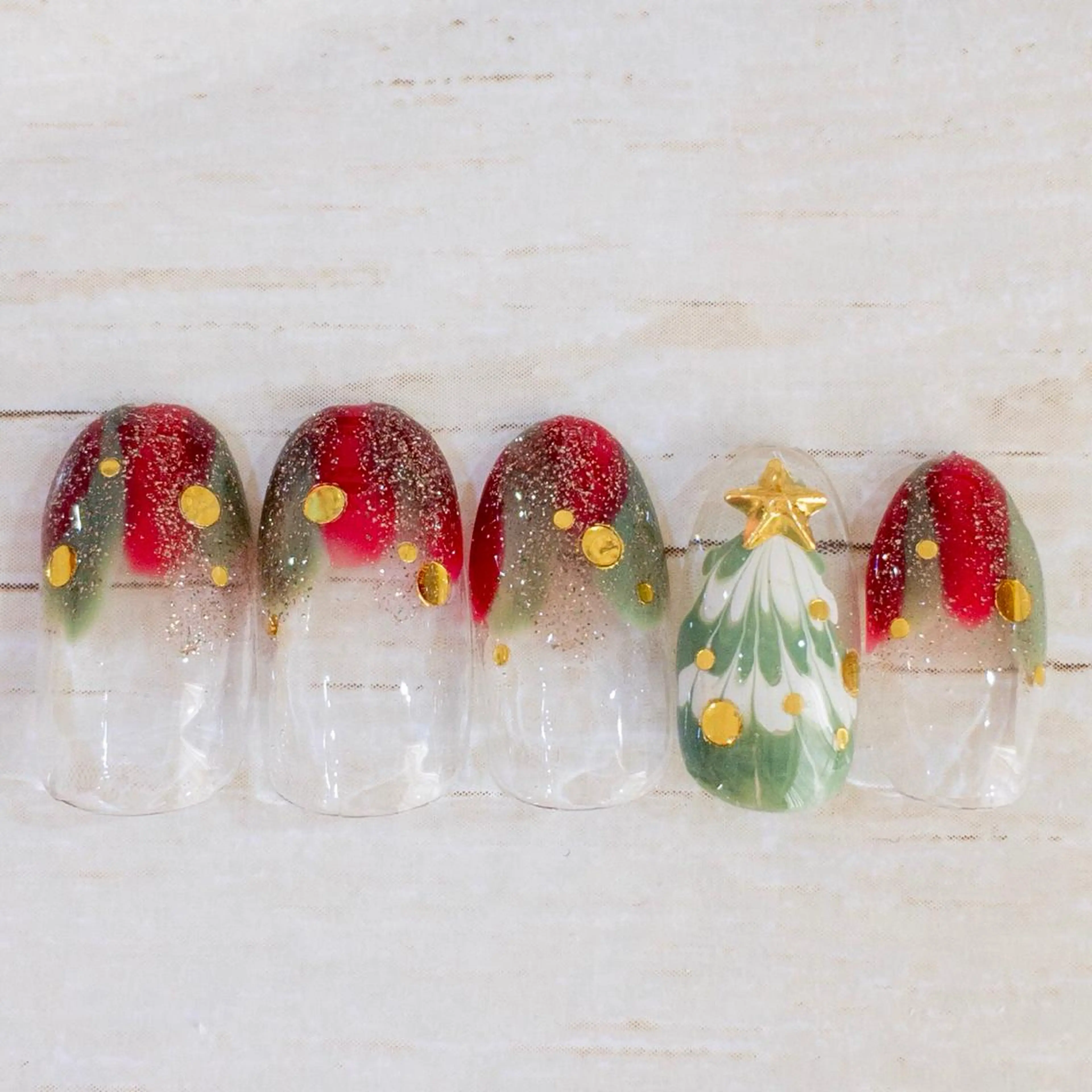 ネイル 冬ネイル クリスマス TiaryNail まほのネイルデザイン