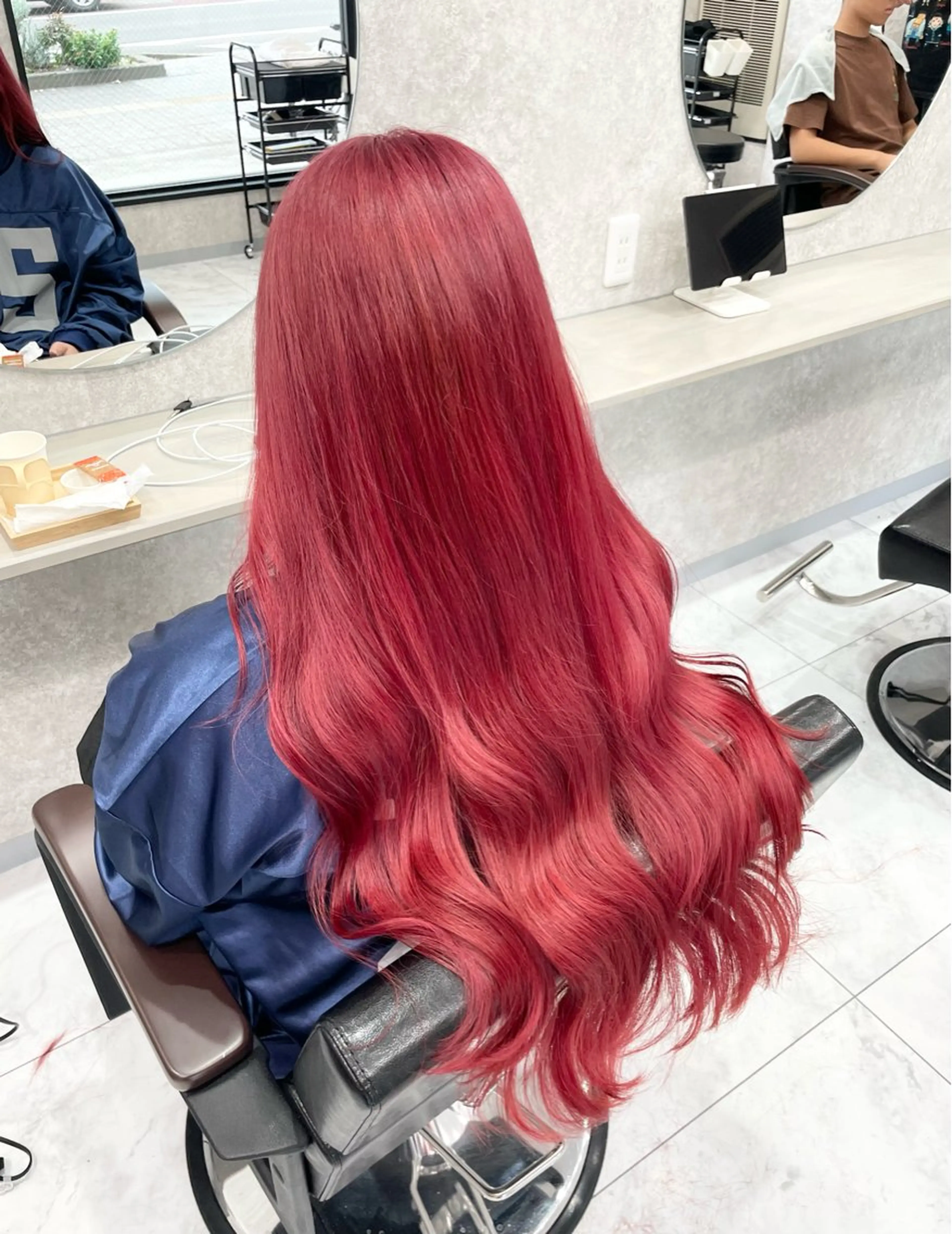 ロング 🦋ハイトーン🦋 石山 希理🦋のヘアスタイル