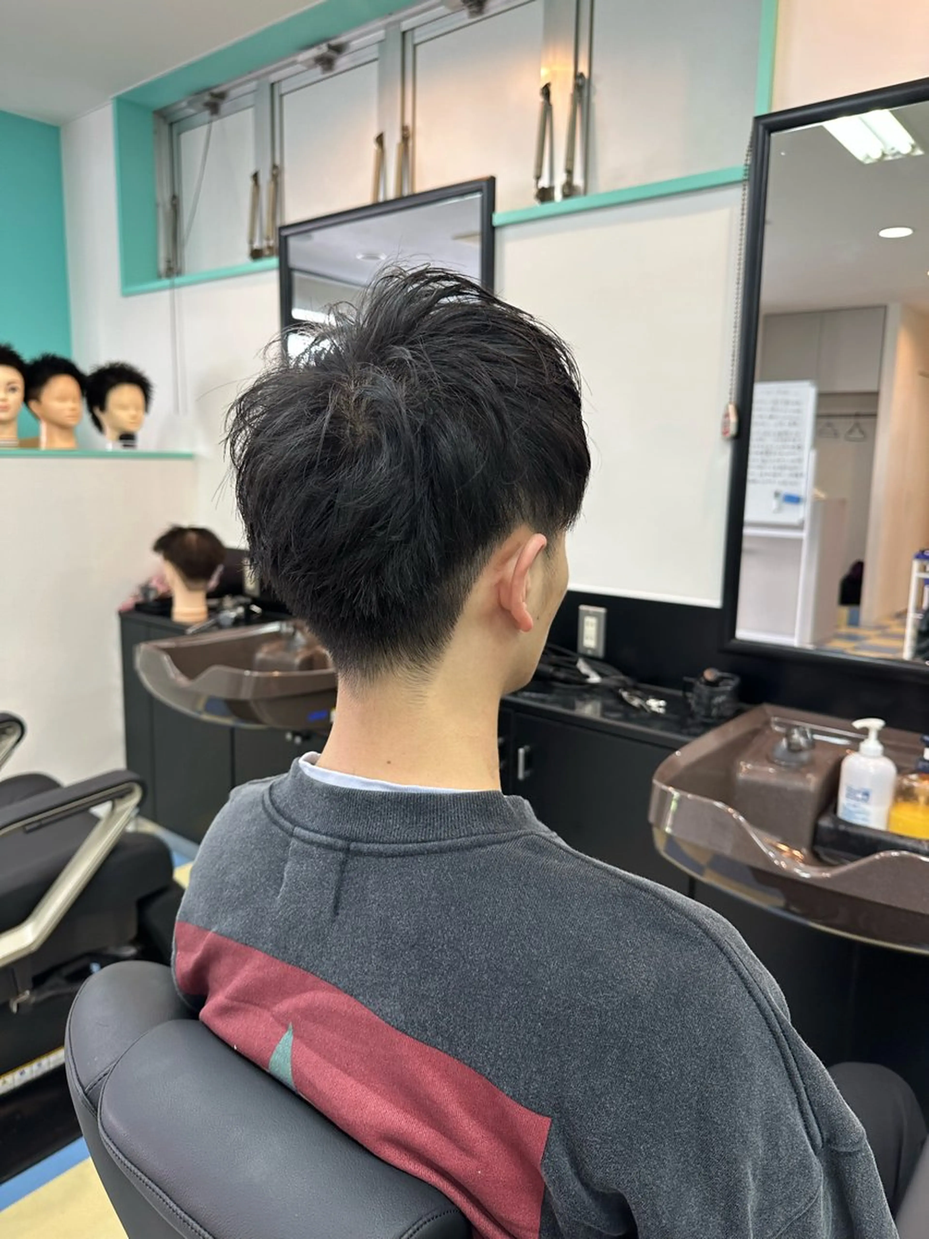 ミディアム メンズ Barber Tribe所属・メンズショート/ フェード/超駅近のヘアスタイル